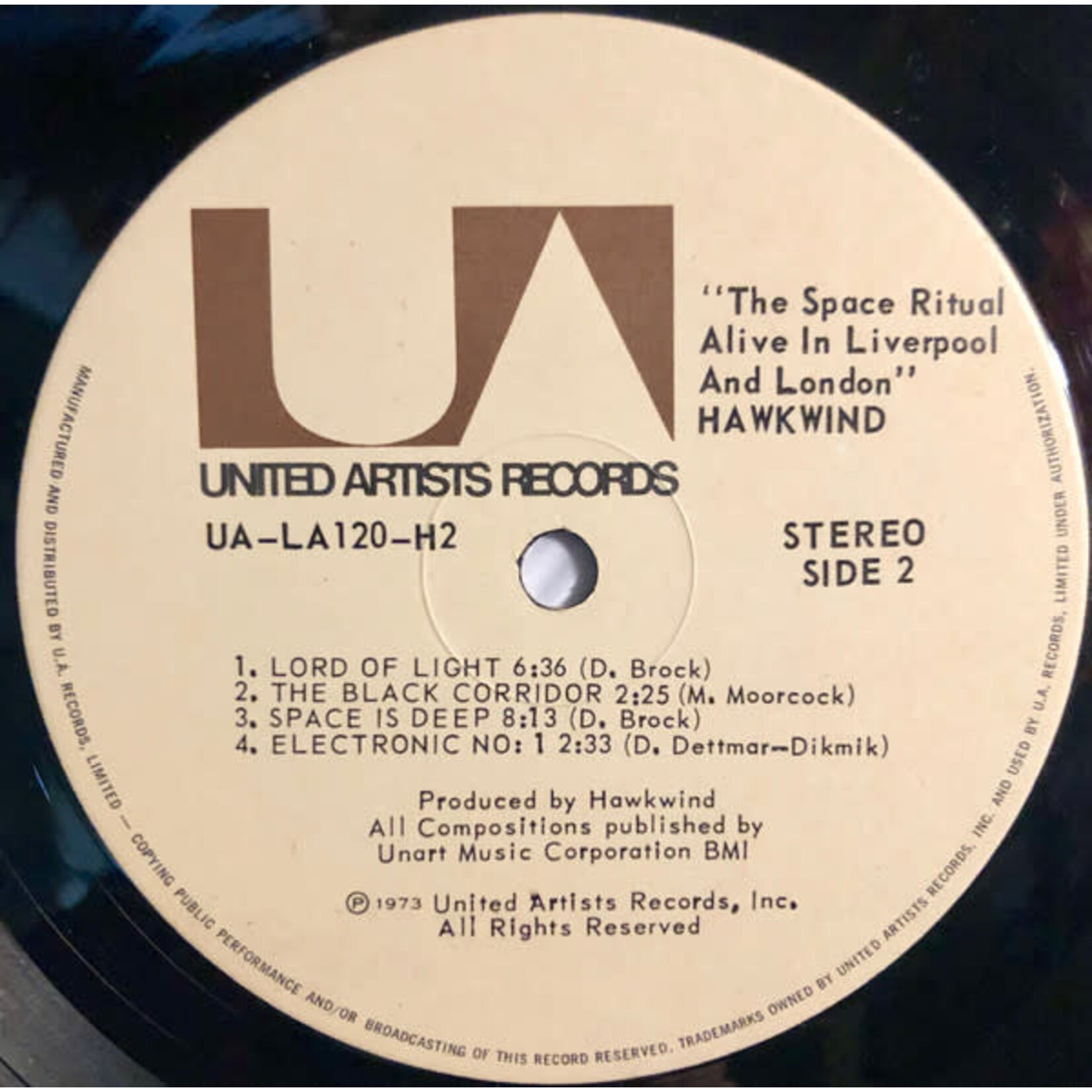 [Nick's Disk Pics] Hawkwind: Space Ritual (1973 Press, Fold-Out Cover, NM) [UNITED ARTISTS]