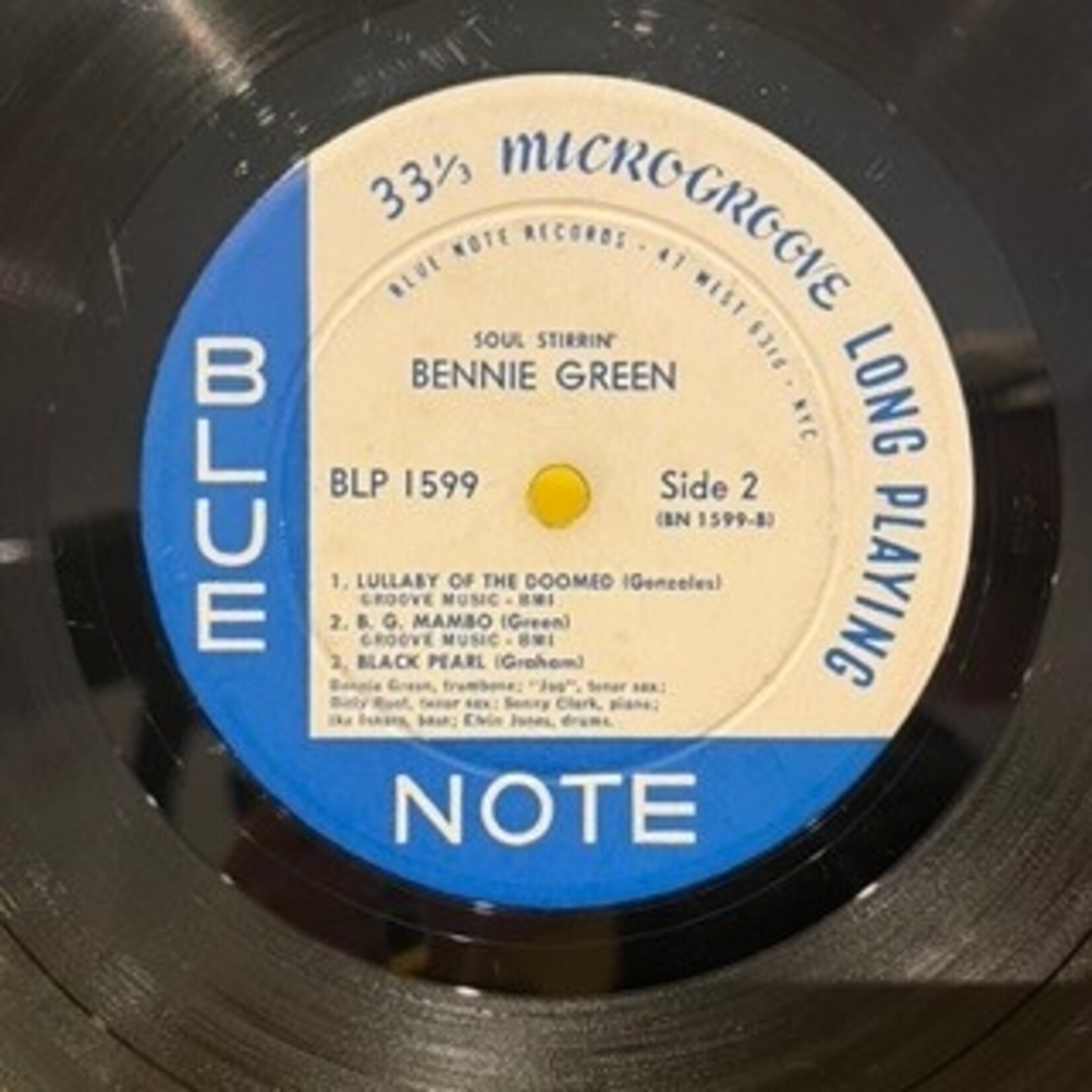 [Nick's Disk Pics] Green, Bennie: Soul Stirrin' (1958, USA, No Trademark, G+) [BLUE NOTE]