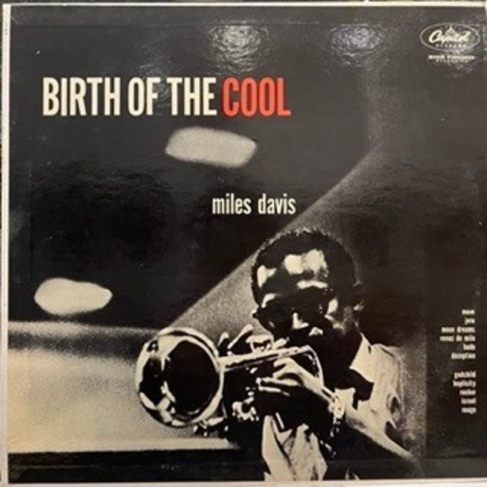 [Nick's Disk Pics] Davis, Miles: Birth Of The Cool (1957, Canada, 1st Edition,  1st Cover, VG+) [CAPITOL]