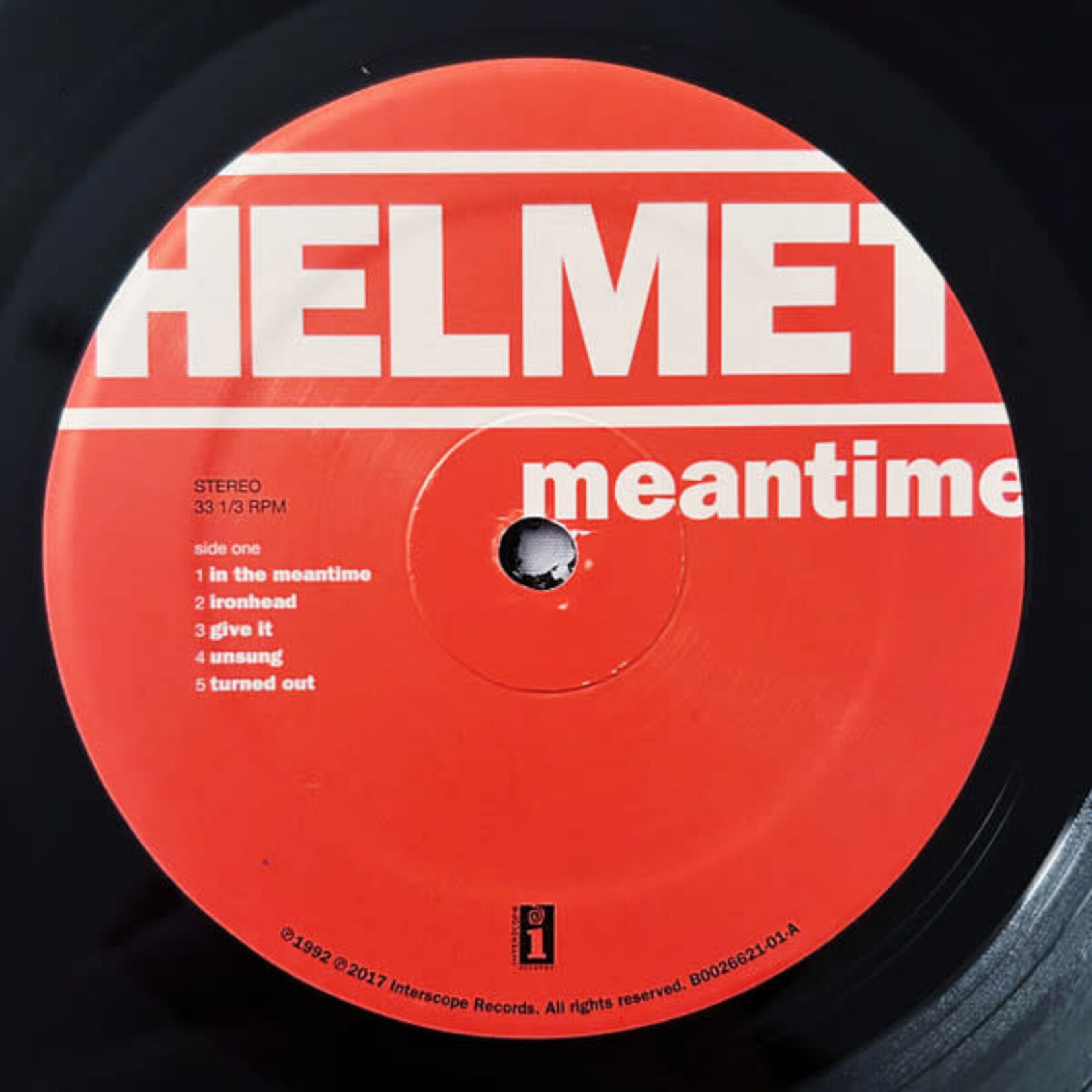 [Nick's Disk Pics] Helmet: Meantime (2017, USA, Signed!, NM) [NTERSCOPE]