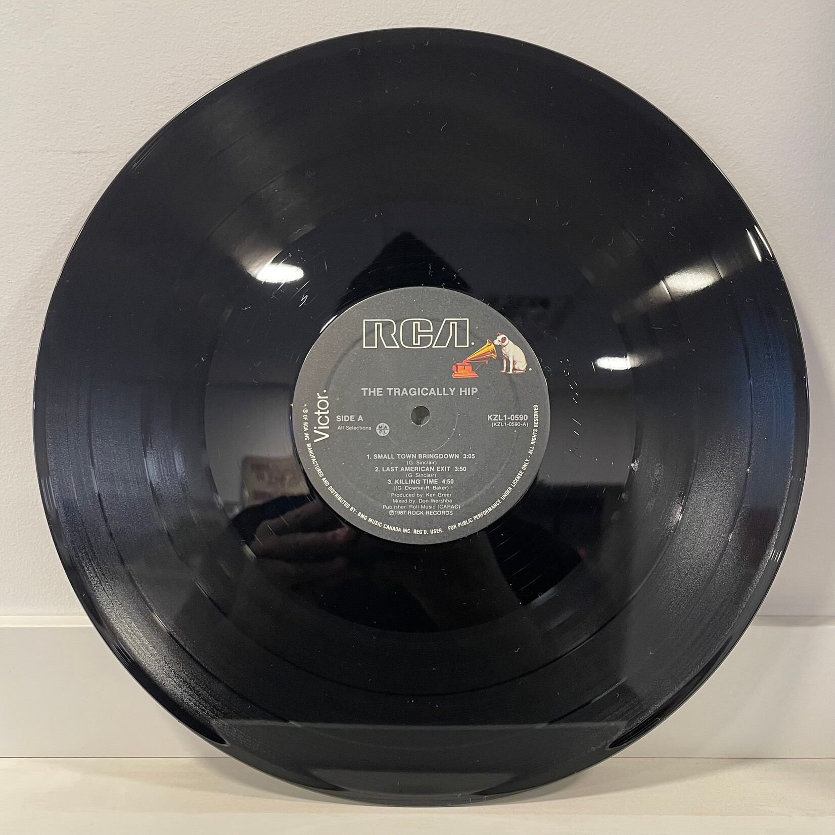 [Kollectible Vinyl] Tragically Hip: Self-titled (1987, Canada, w/ Inner, Black Label) [RCA]