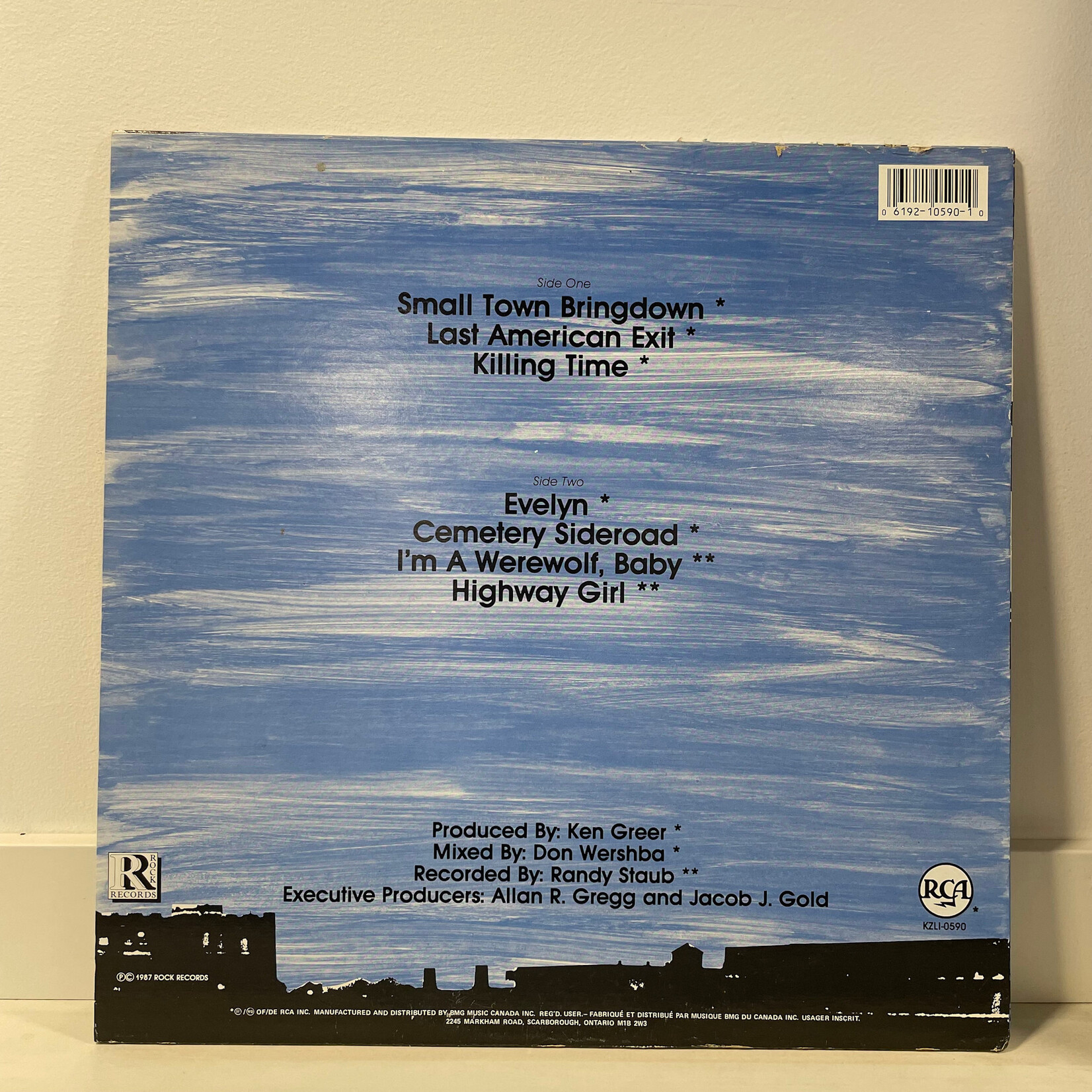 [Kollectible Vinyl] Tragically Hip: Self-titled (1987, Canada, w/ Inner, Black Label) [RCA]