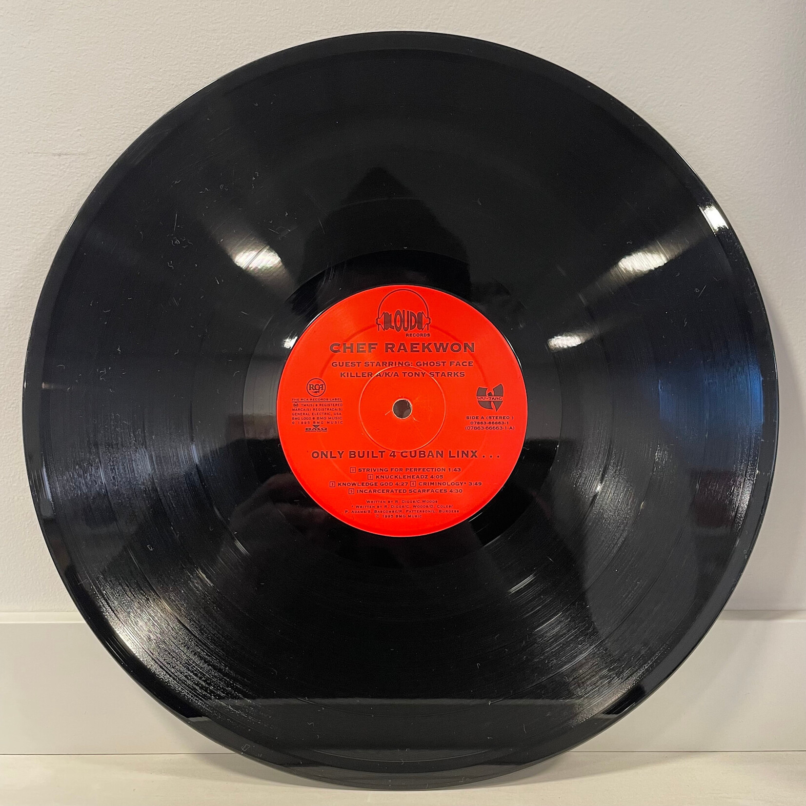 [Kollectible Vinyl] Raekwon, Chef Guest Starring: Ghost Face Killer aka Tony Starks: Only Built 4 Cuban Linx... (1995, USA, First Press, VG) [LOUD]