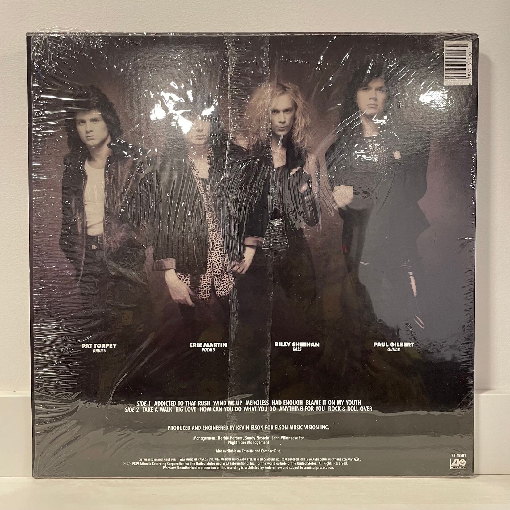 [Kollectible Vinyl] Mr. Big: Self-titled (1989, Canada, VG+) [ATLANTIC]