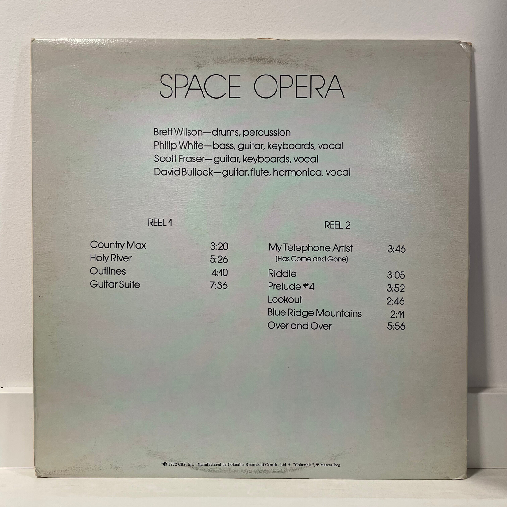 [Kollectible Vinyl] Space Opera: Self-titled (1972, Canada, w/ Inner, VG+) [COLUMBIA]