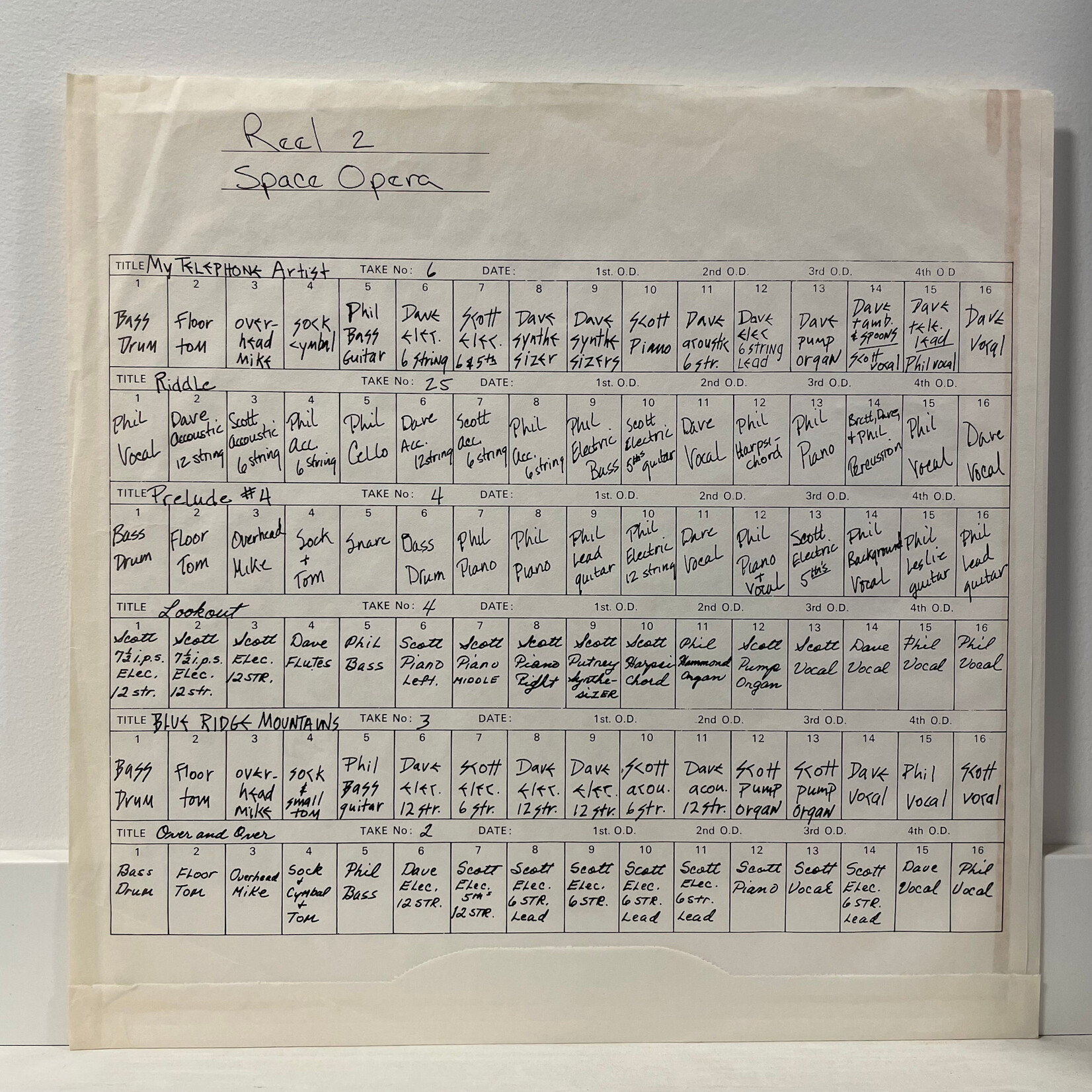 [Kollectible Vinyl] Space Opera: Self-titled (1972, Canada, w/ Inner, VG+) [COLUMBIA]