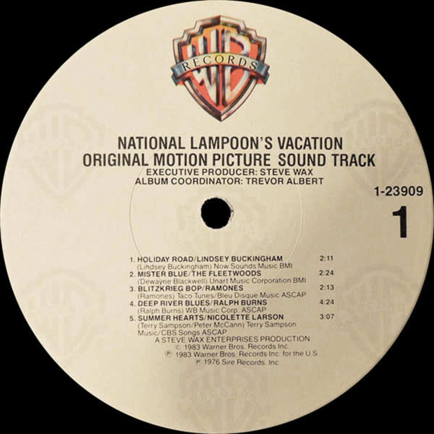 [Kollectible Vinyl] Various Artists: National Lampoon's Vacation (Soundtrack) (1983, USA, Sealed) [WARNER]
