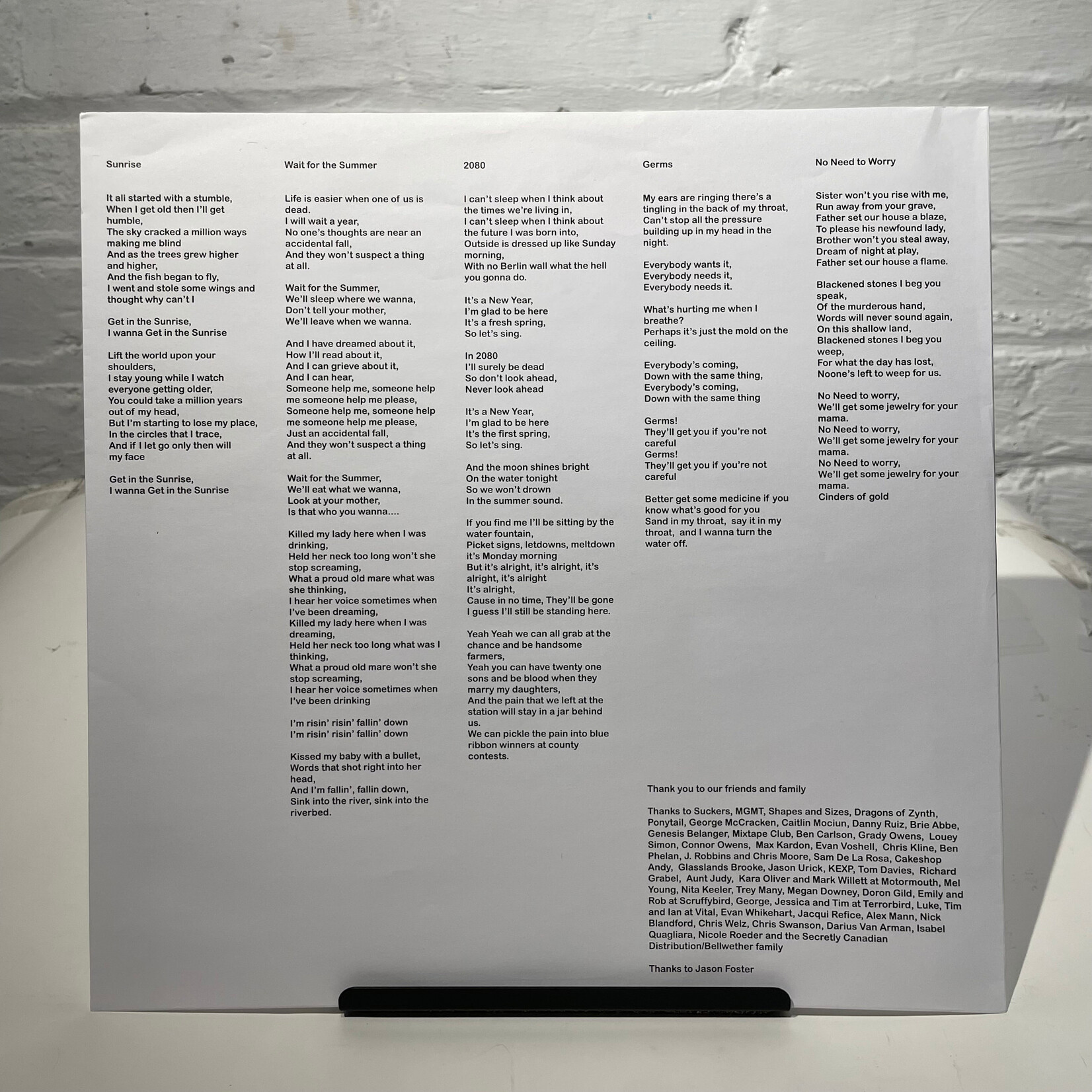 [Kollectible Vinyl] Yeasayer: All Hour Cymbals (2009, USA, 180 g, EX) [WE ARE FREE]