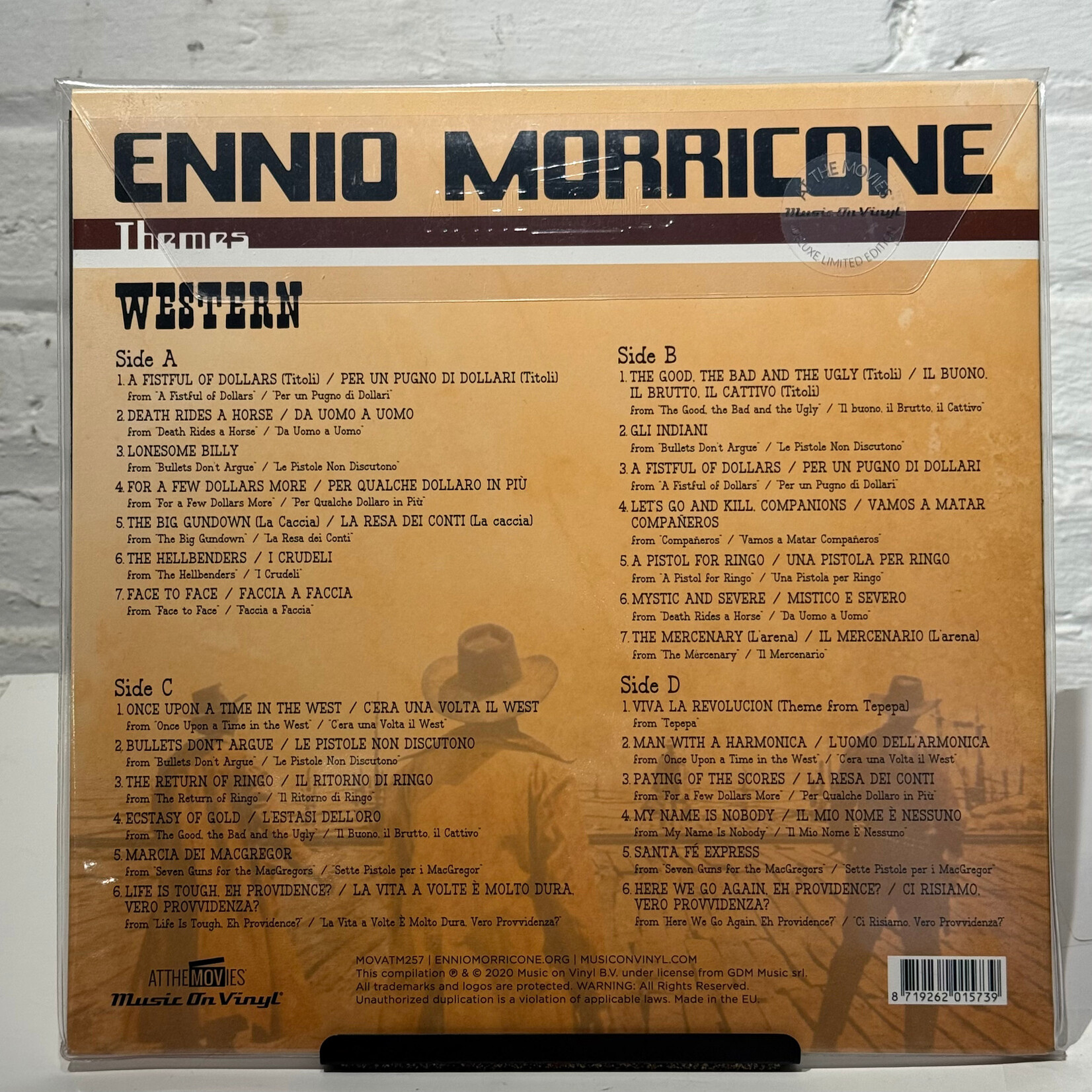 [Kollectible Vinyl] Morricone, Ennio: Western (2020, Europe, VG+) [MUSIC ON VINYL]