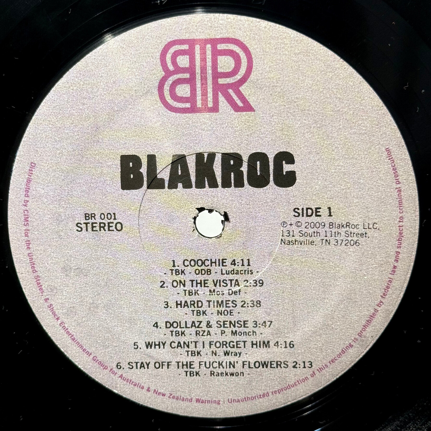 [Kollectible Vinyl] Blakroc: Self-titled (2009, USA, No CD, VG+) [BLAKROC]