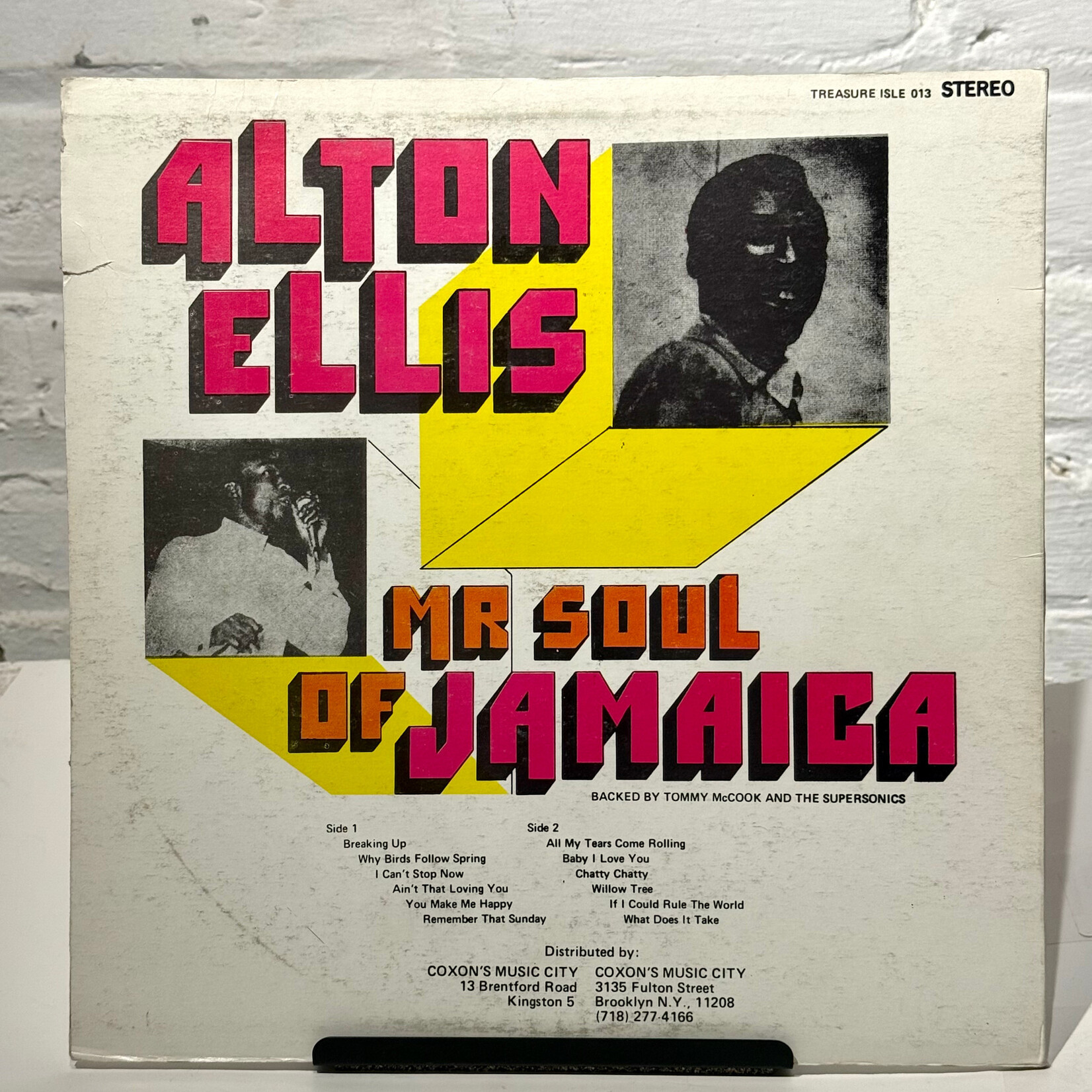 [Kollectible Vinyl] Ellis, Alton: Mr Soul Of Jamaica (1974, Jamaica, Disc VG+) [TREASURE ISLE]