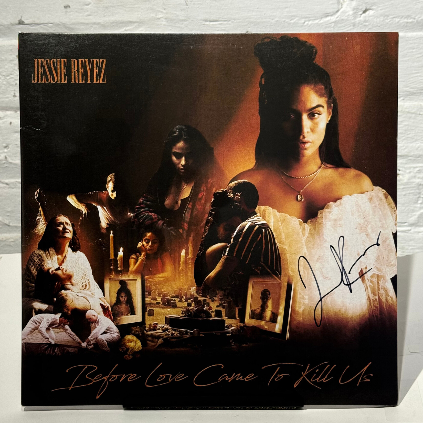 [Kollectible Vinyl] Reyez, Jessie: Before Love Came To Kill Us (2020, USA, White Vinyl, Autographed, VG+) [FMLY]