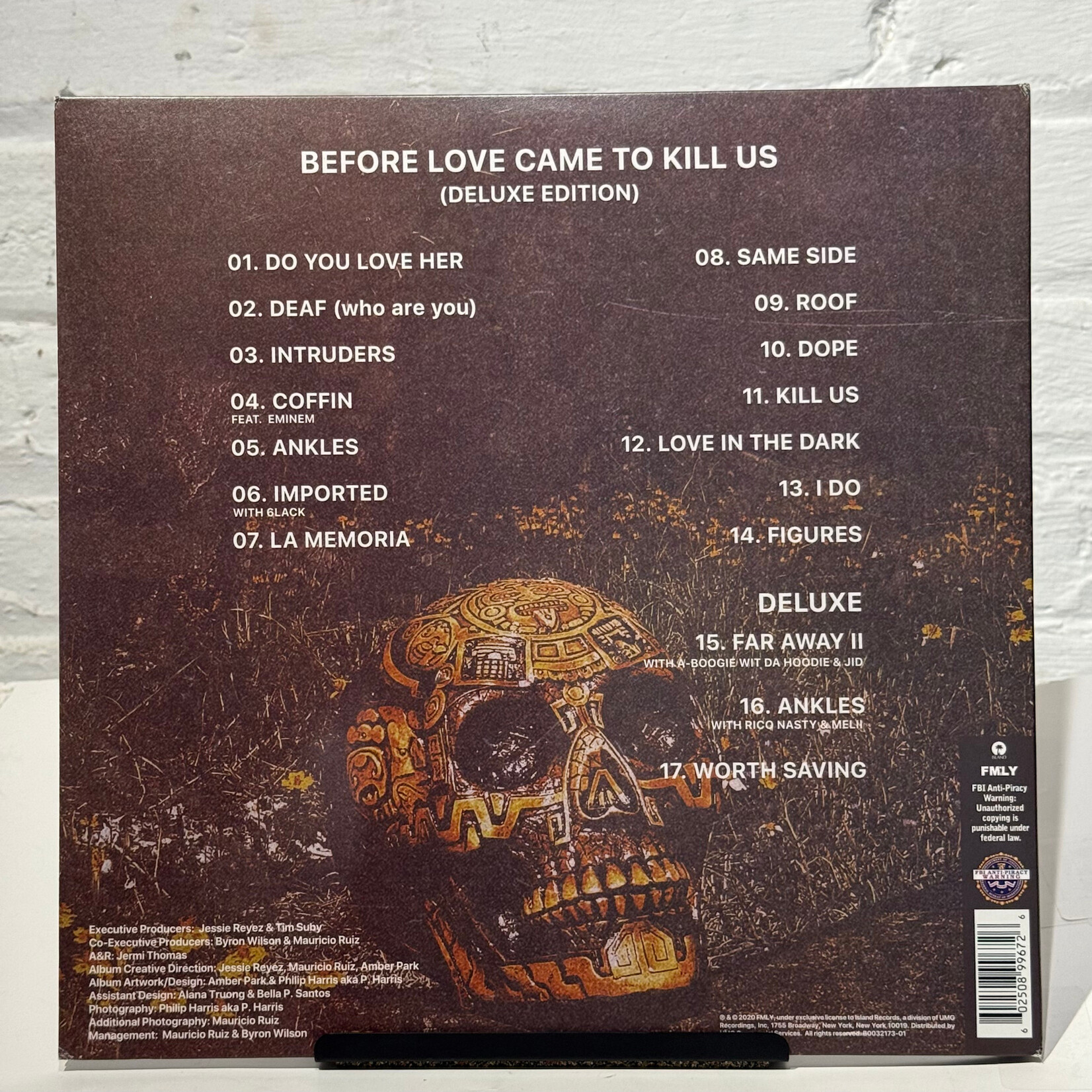 [Kollectible Vinyl] Reyez, Jessie: Before Love Came To Kill Us (2020, USA, White Vinyl, Autographed, VG+) [FMLY]