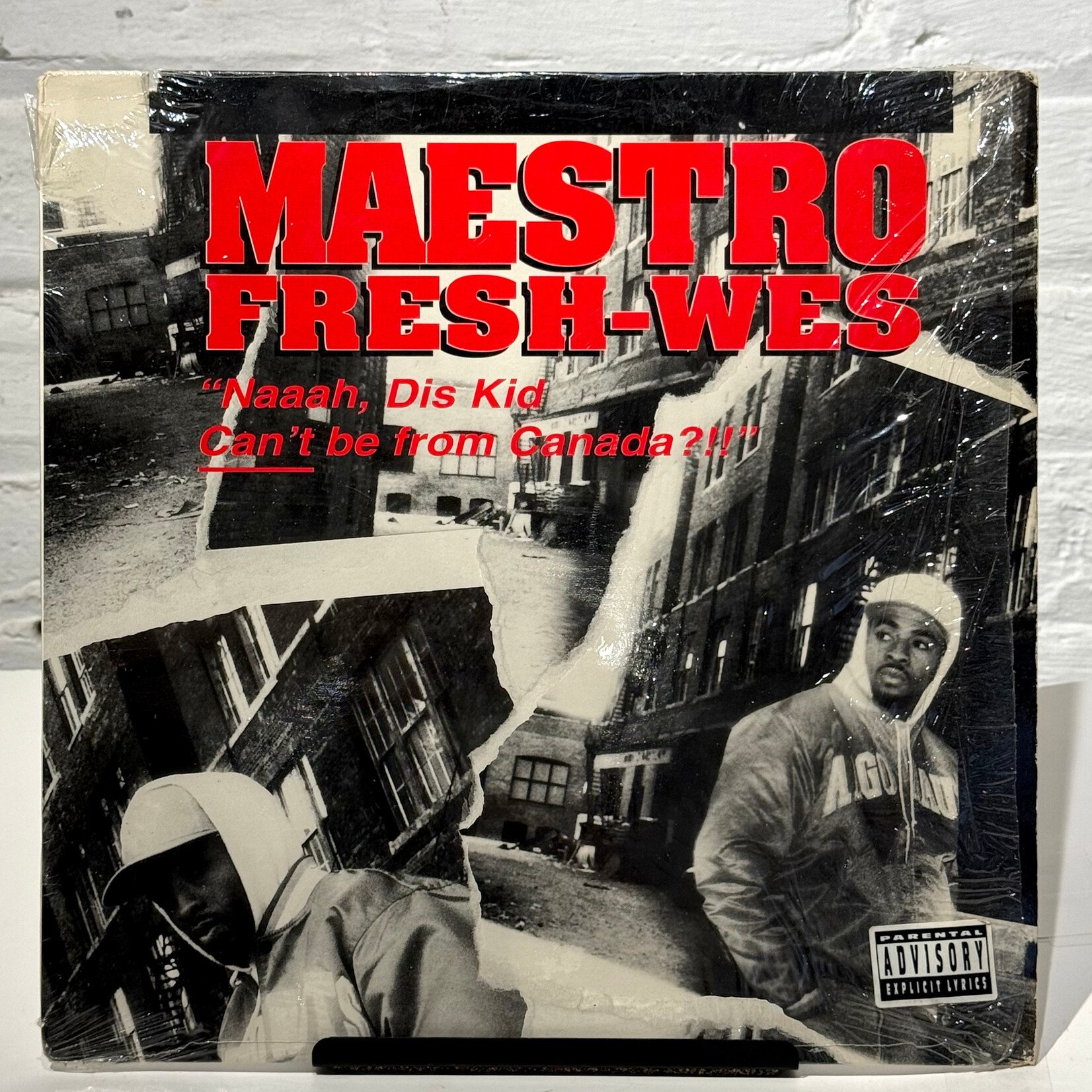 [Kollectible Vinyl] Maestro Fresh-Wes: "Naaah, Dis Kid Can't Be From Canada?!!" (1994, Canada, In Shrink w/ Advisory Sticker, VG+) [LMR STREET]]