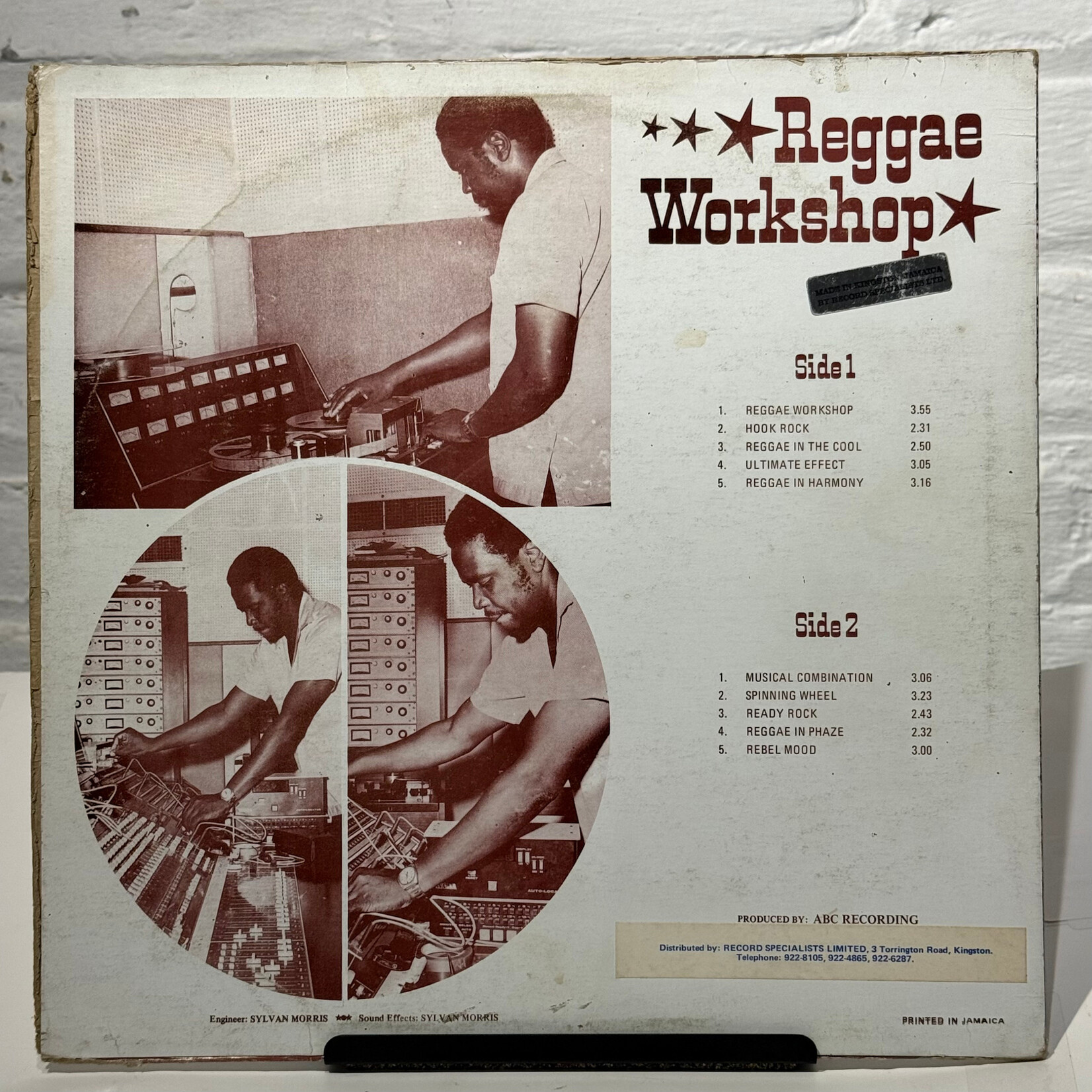 [Kollectible Vinyl] Morris, Sylvan: Reggae Workshop (1975, Jamaica, VG+) [B&M]
