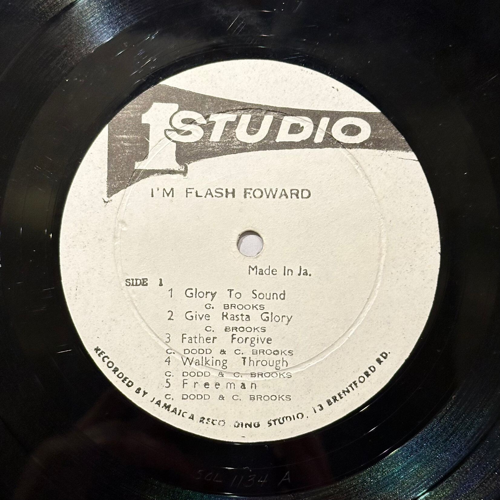 [Kollectible Vinyl] Cedric Im Brooks: Im Flash Forward (1977, Jamaica, 2nd Issue, SOL Matrix, VG) [STUDIO ONE]