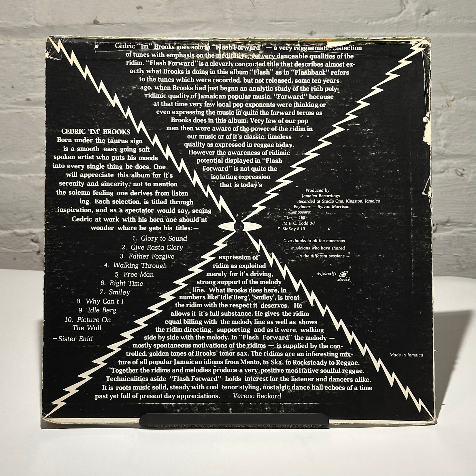 [Kollectible Vinyl] Cedric Im Brooks: Im Flash Forward (1977, Jamaica, 2nd Issue, SOL Matrix, VG) [STUDIO ONE]