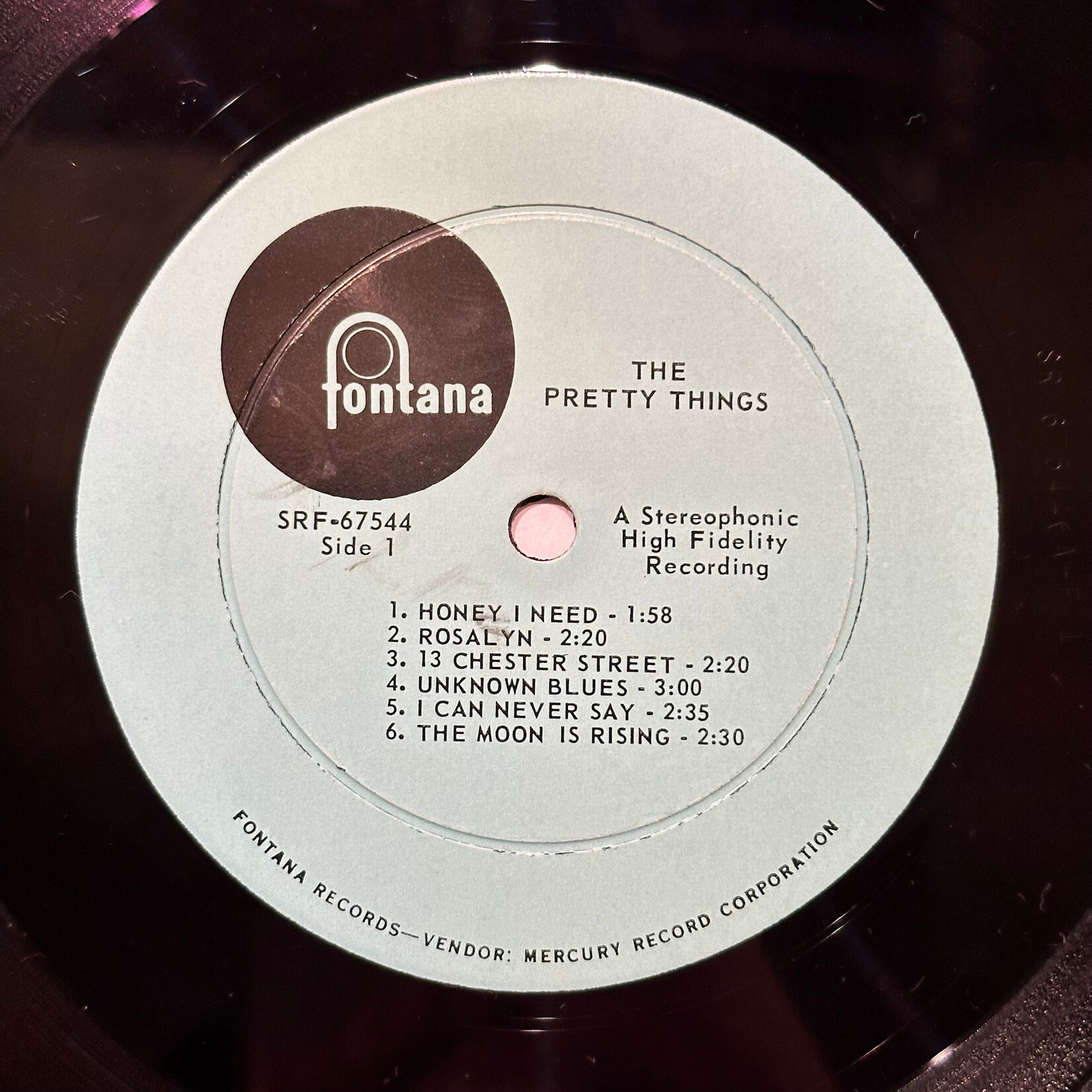 [Kollectible Vinyl] Pretty Things, The: Self-titled (1965, USA, Disc VG+) [FONTANA]