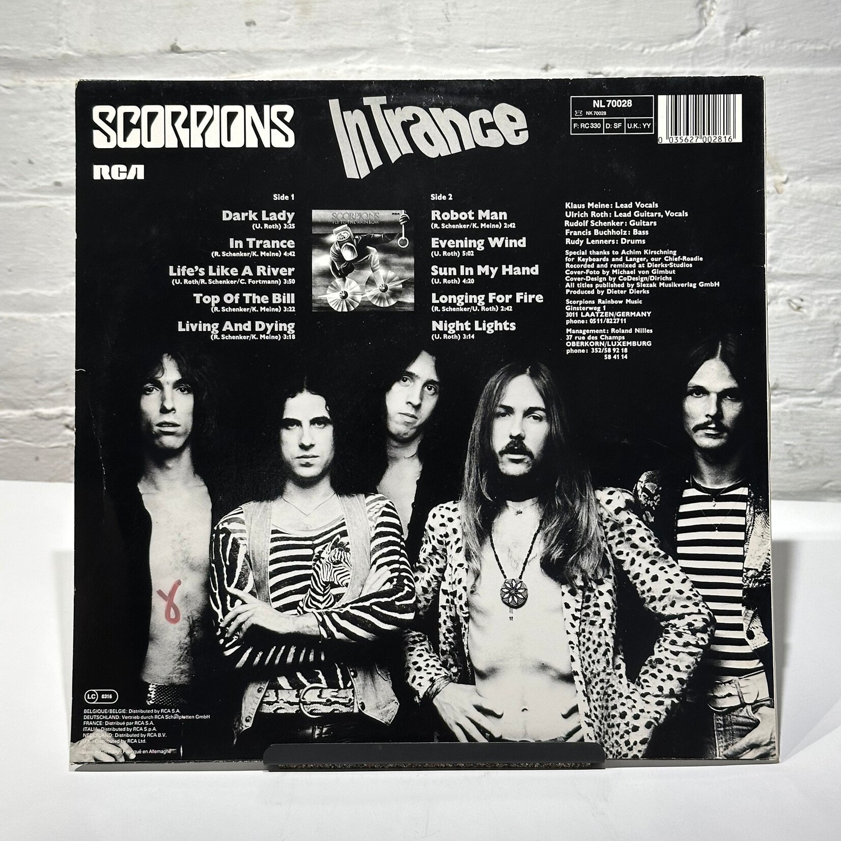 [Kollectible Vinyl] Scorpions: In Trance (1986, Germany, Uncensored Cover, VG) [RCA]