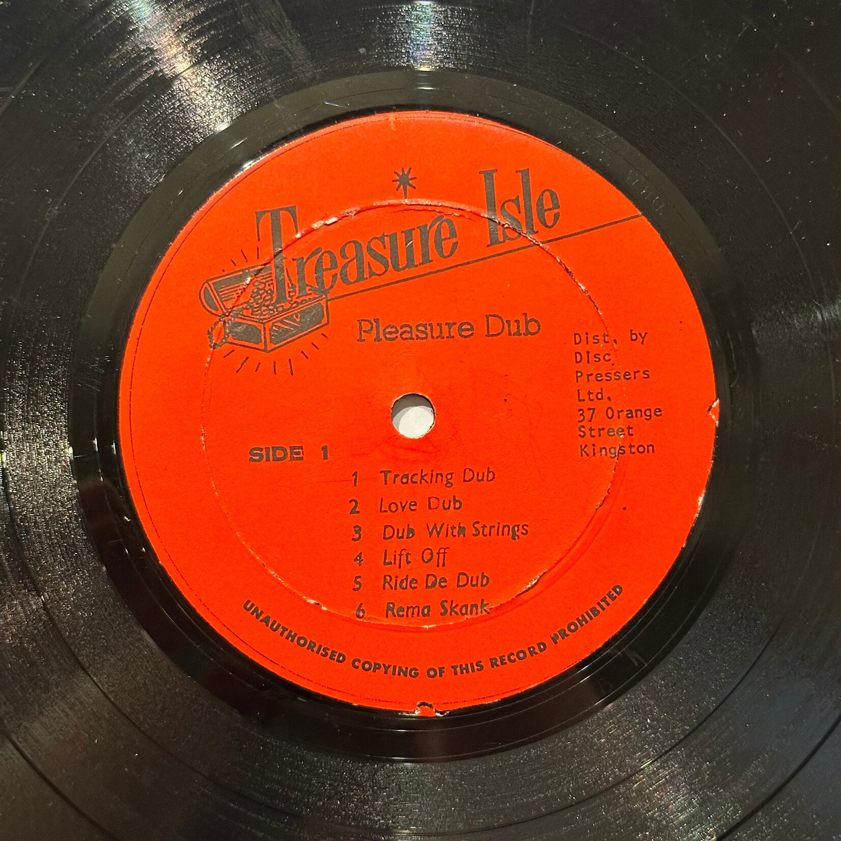 [Kollectible Vinyl] Brown, Errol: Pleasure Dub (1976, Jamaica, VG) [TREASURE ISLE]