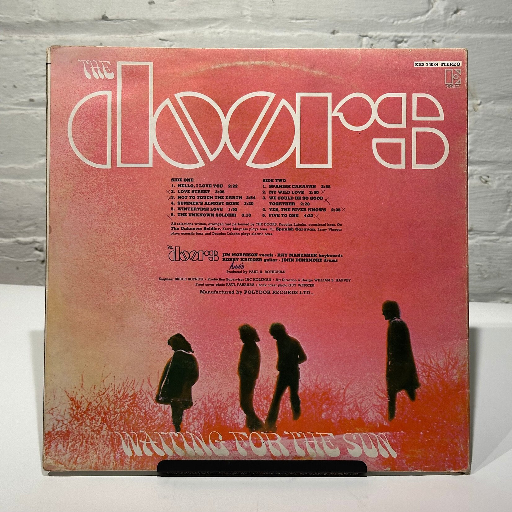 [Kollectible Vinyl] Doors: Waiting For The Sun (1968, UK, Red Elektra Gatefold, VG) [ELEKTRA]