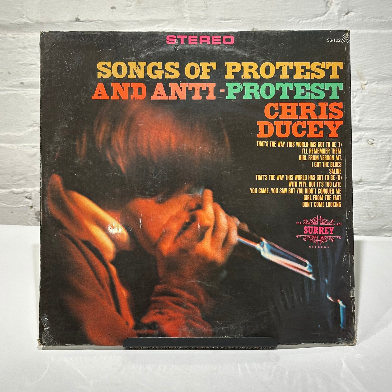 [Kollectible Vinyl] Chris Lucey: Songs Of Protest And Anti Protest (1965, USA, VG+) [SURREY]