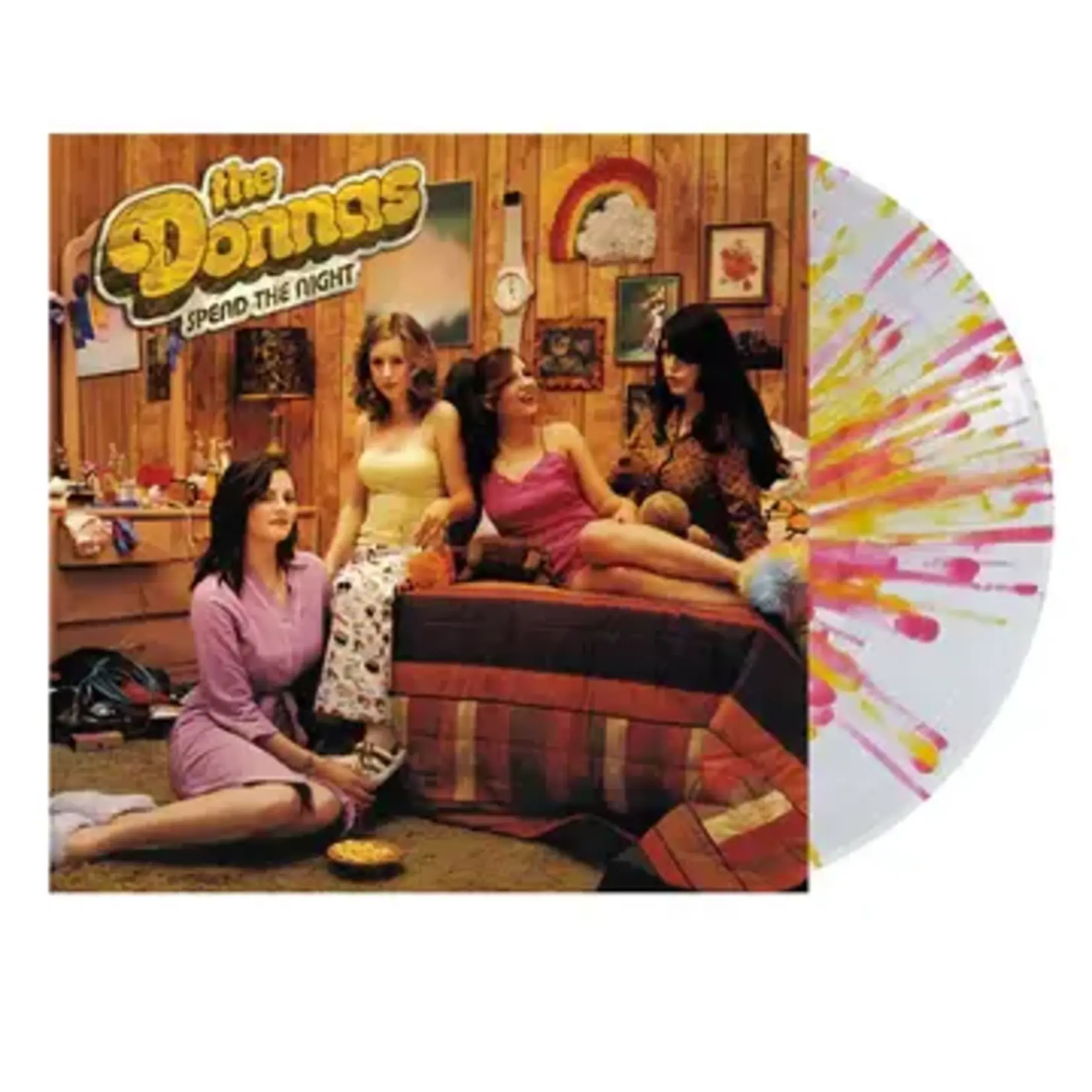 [New Vinyl] Donnas, The: Spend The Night (Clear With Canary & Pink Splatter Vinyl) [REAL GONE MUSIC]