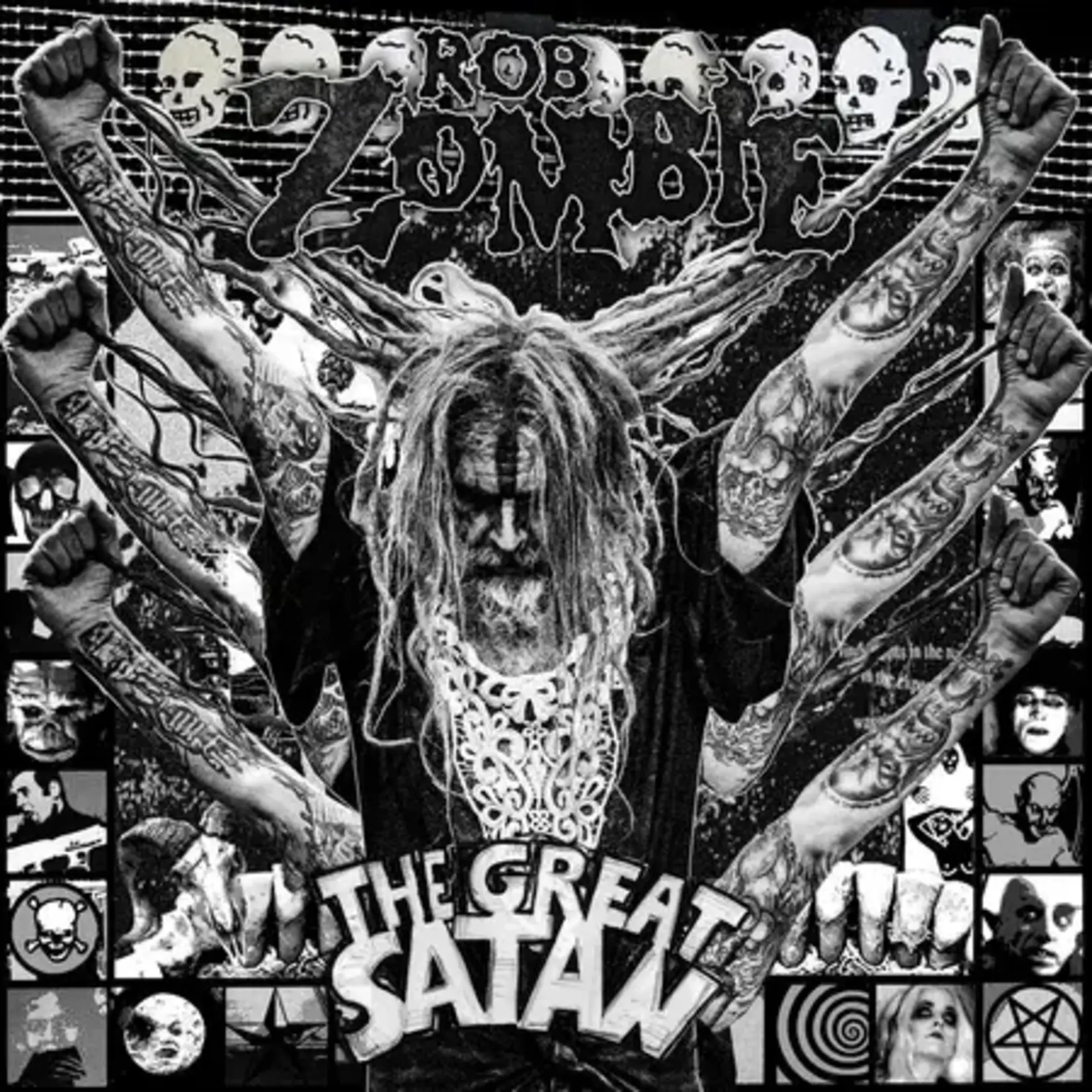 [New] Zombie, Rob: The Great Satan (indie exclusive black and white swirl vinyl) [NUCLEAR BLAST]