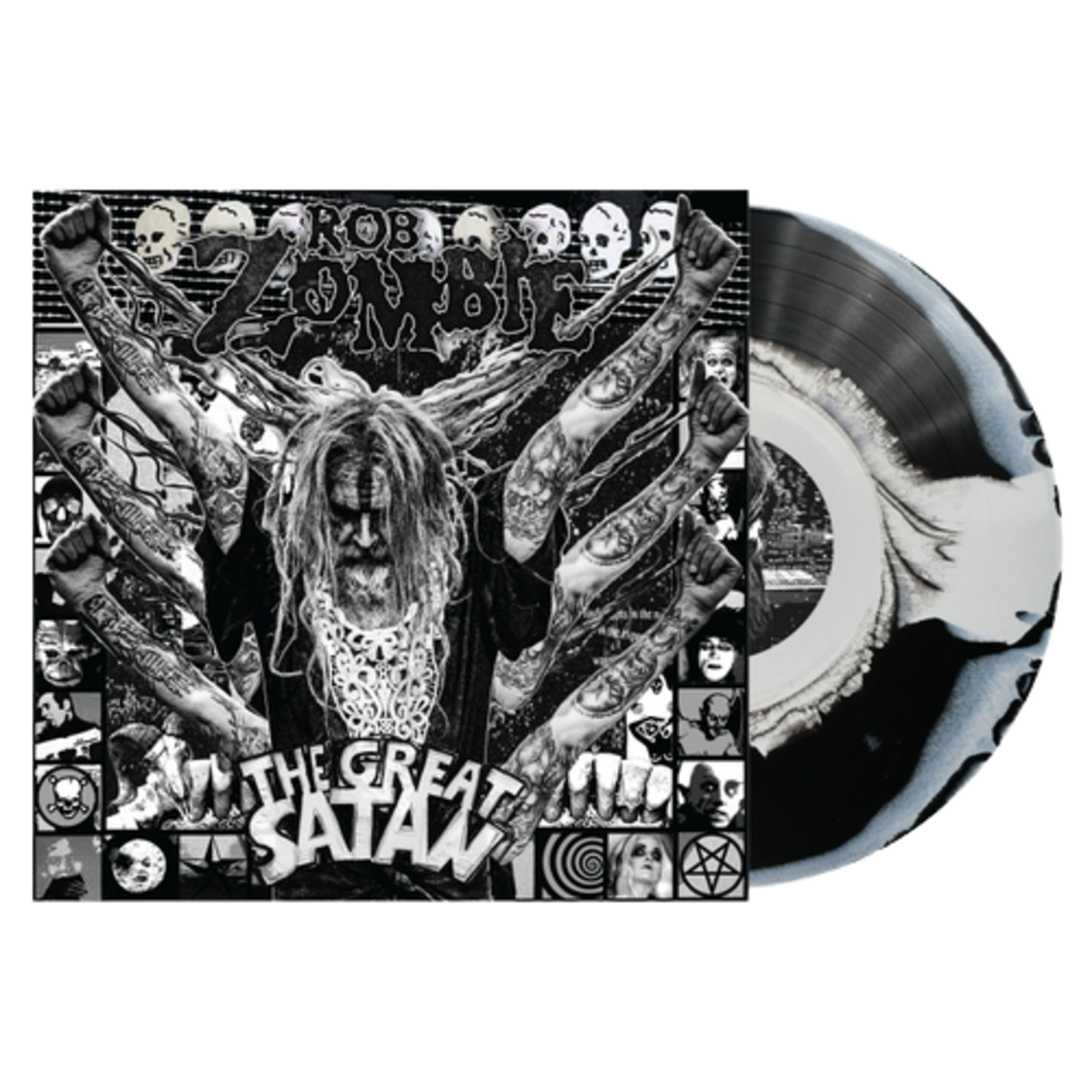 [New] Zombie, Rob: The Great Satan (indie exclusive black and white swirl vinyl) [NUCLEAR BLAST]