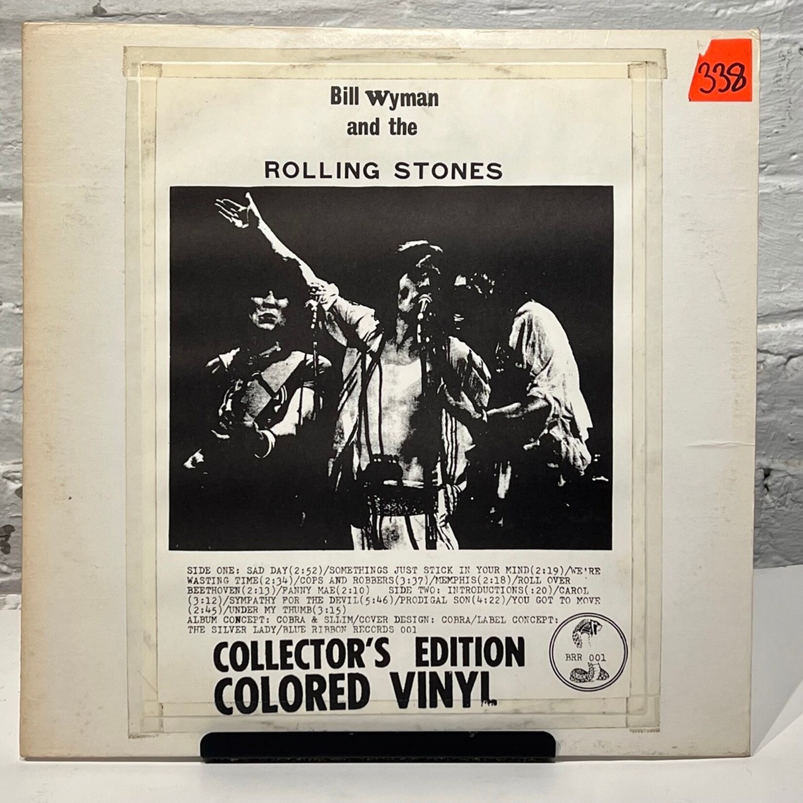 [Kollectible Vinyl] Rolling Stones: Bill Wyman and the Rolling Stones (1970s, USA, Stones Live!, Rare Red Wax, Disc VG+) [RUTHLESS RHYMES]