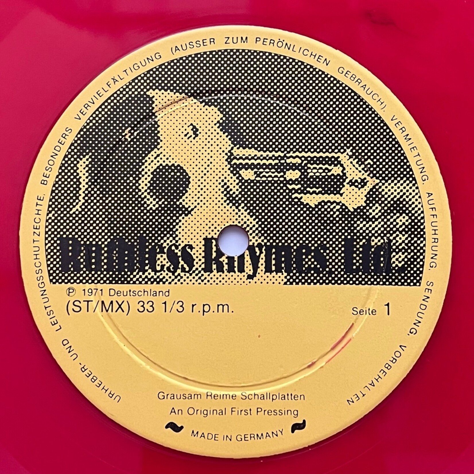 [Kollectible Vinyl] Rolling Stones: Bill Wyman and the Rolling Stones (1970s, USA, Stones Live!, Rare Red Wax, Disc VG+) [RUTHLESS RHYMES]
