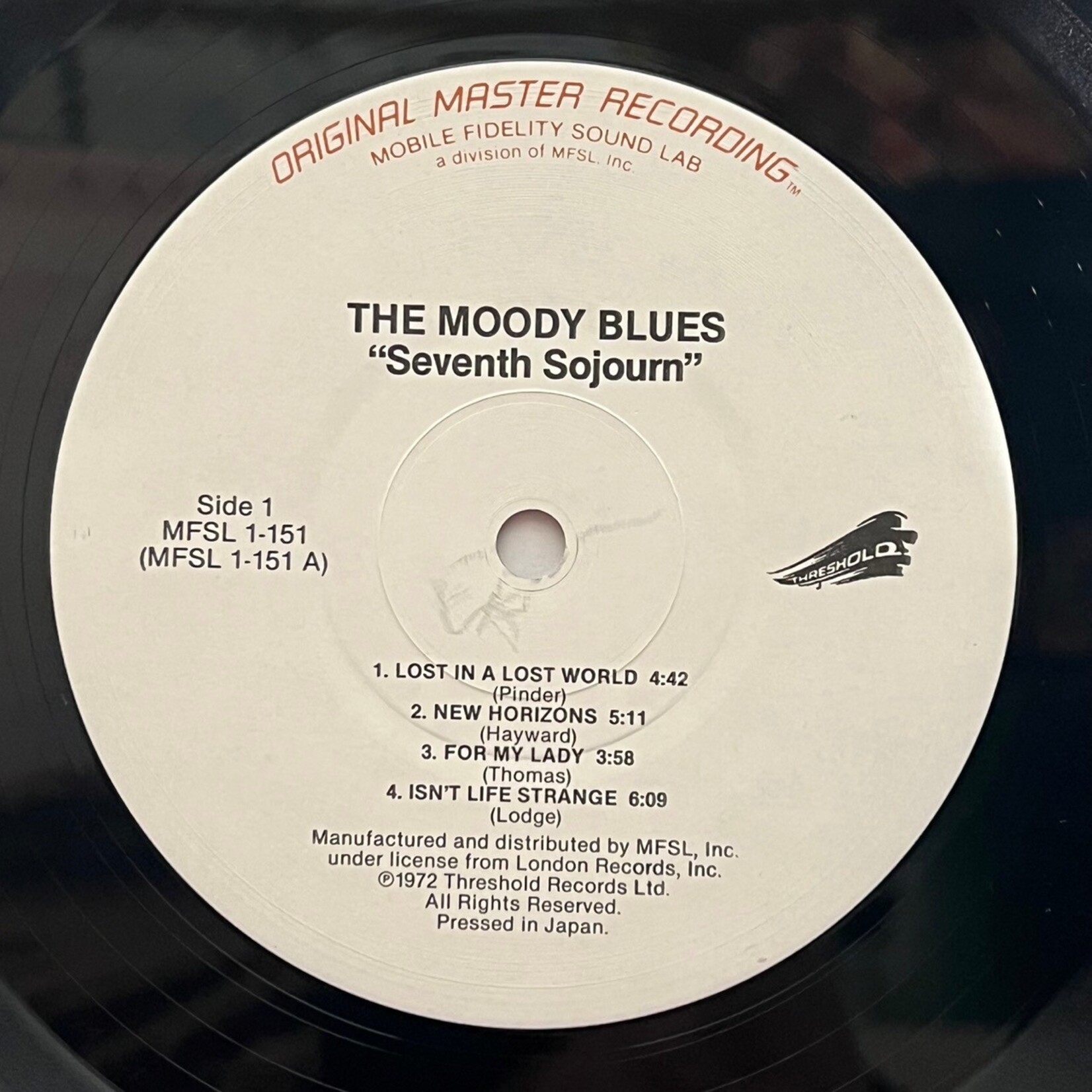 [Kollectible Vinyl] Moody Blues: Seventh Sojourn (1984, USA, Limited Edition Audiophile, VG+) [MO-FI]