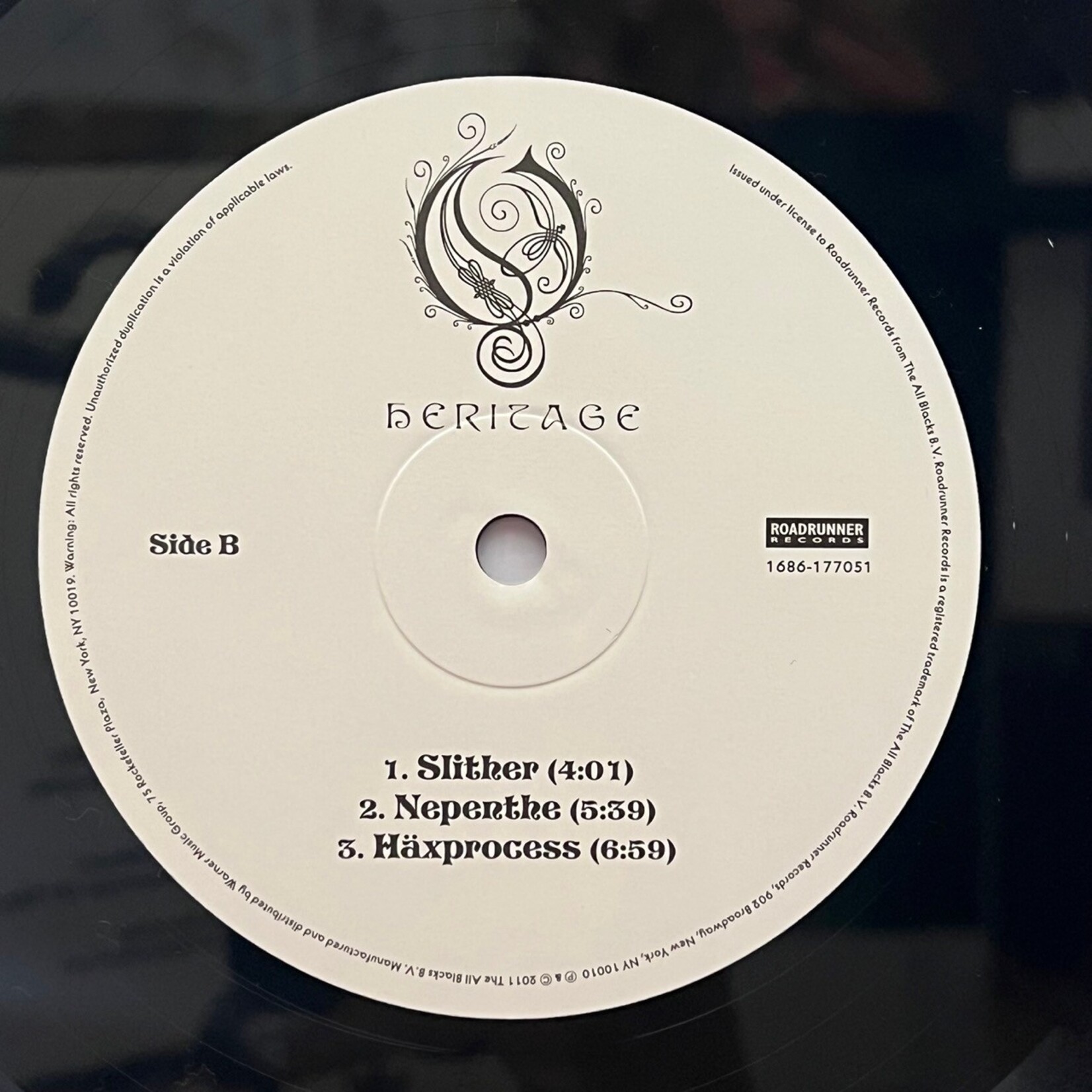 [Kollectible Vinyl] Opeth: Heritage (2011, US, VG+) [ROADRUNNER]