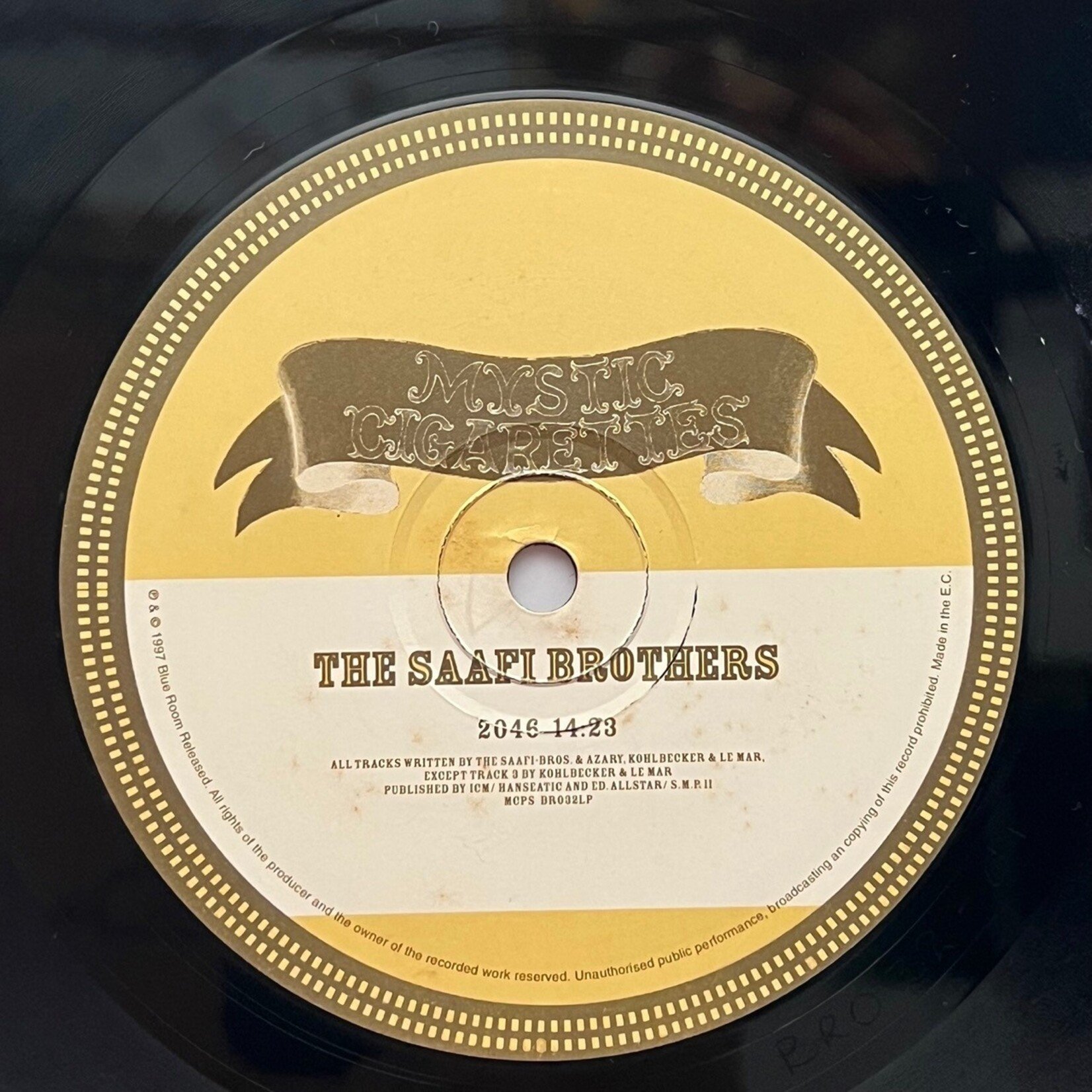 [Kollectible Vinyl] Saafi Brothers: Mystic Cigarettes (1997, UK, VG+) [BLUE ROOM RELEASED]