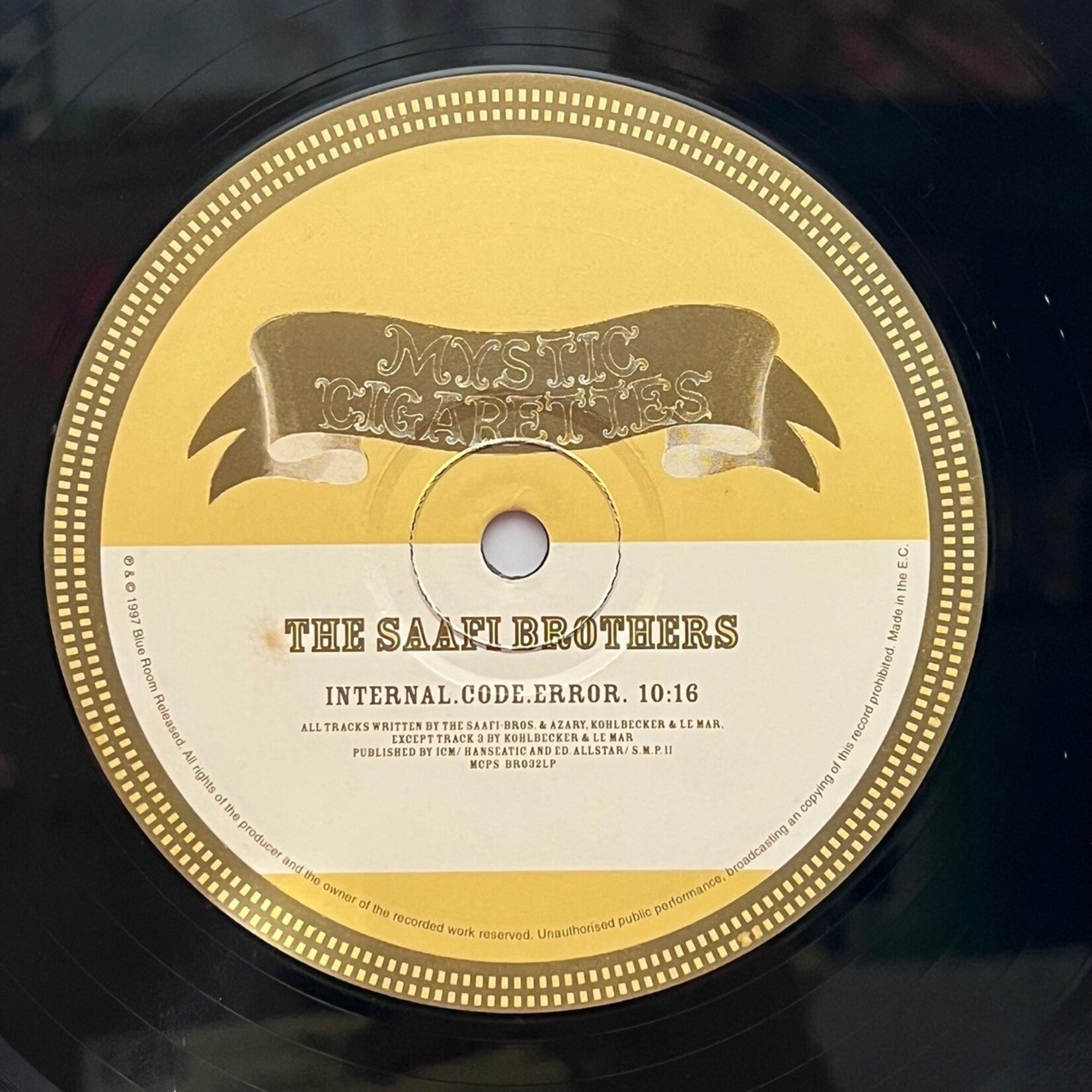 [Kollectible Vinyl] Saafi Brothers: Mystic Cigarettes (1997, UK, VG+) [BLUE ROOM RELEASED]