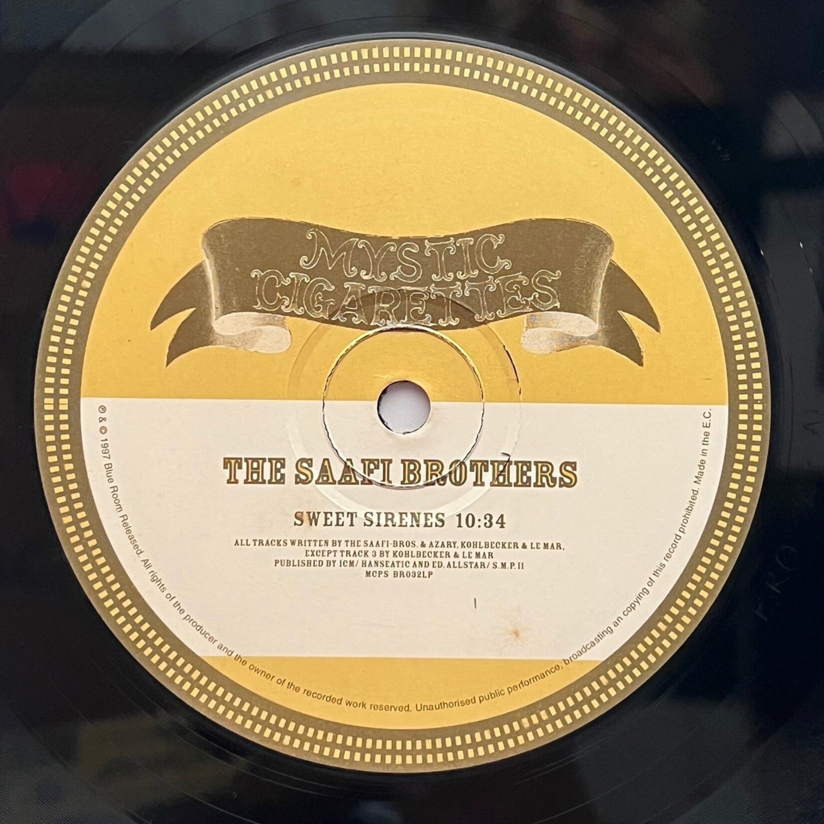 [Kollectible Vinyl] Saafi Brothers: Mystic Cigarettes (1997, UK, VG+) [BLUE ROOM RELEASED]