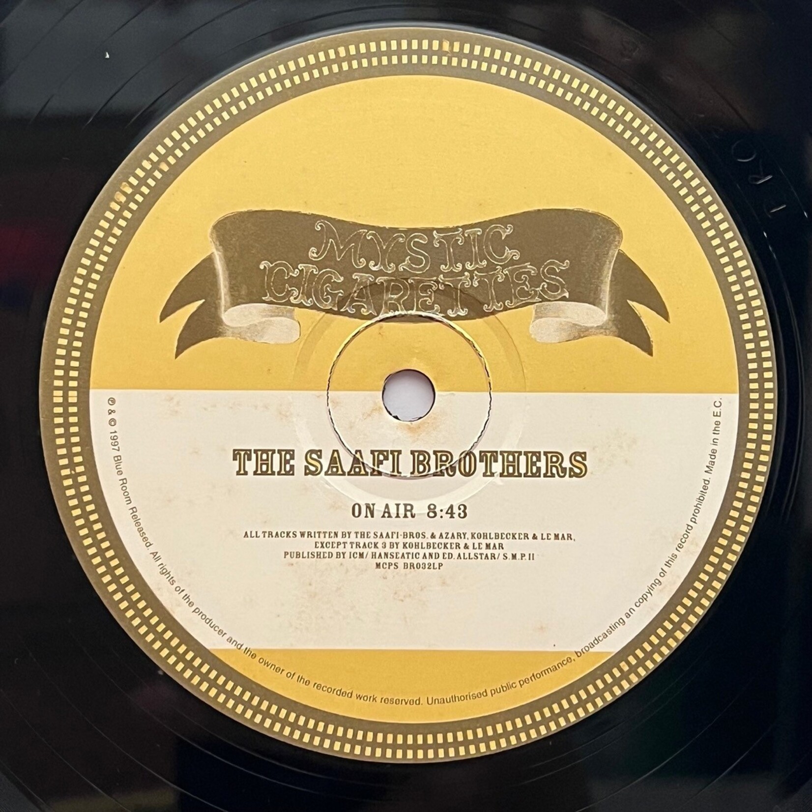 [Kollectible Vinyl] Saafi Brothers: Mystic Cigarettes (1997, UK, VG+) [BLUE ROOM RELEASED]