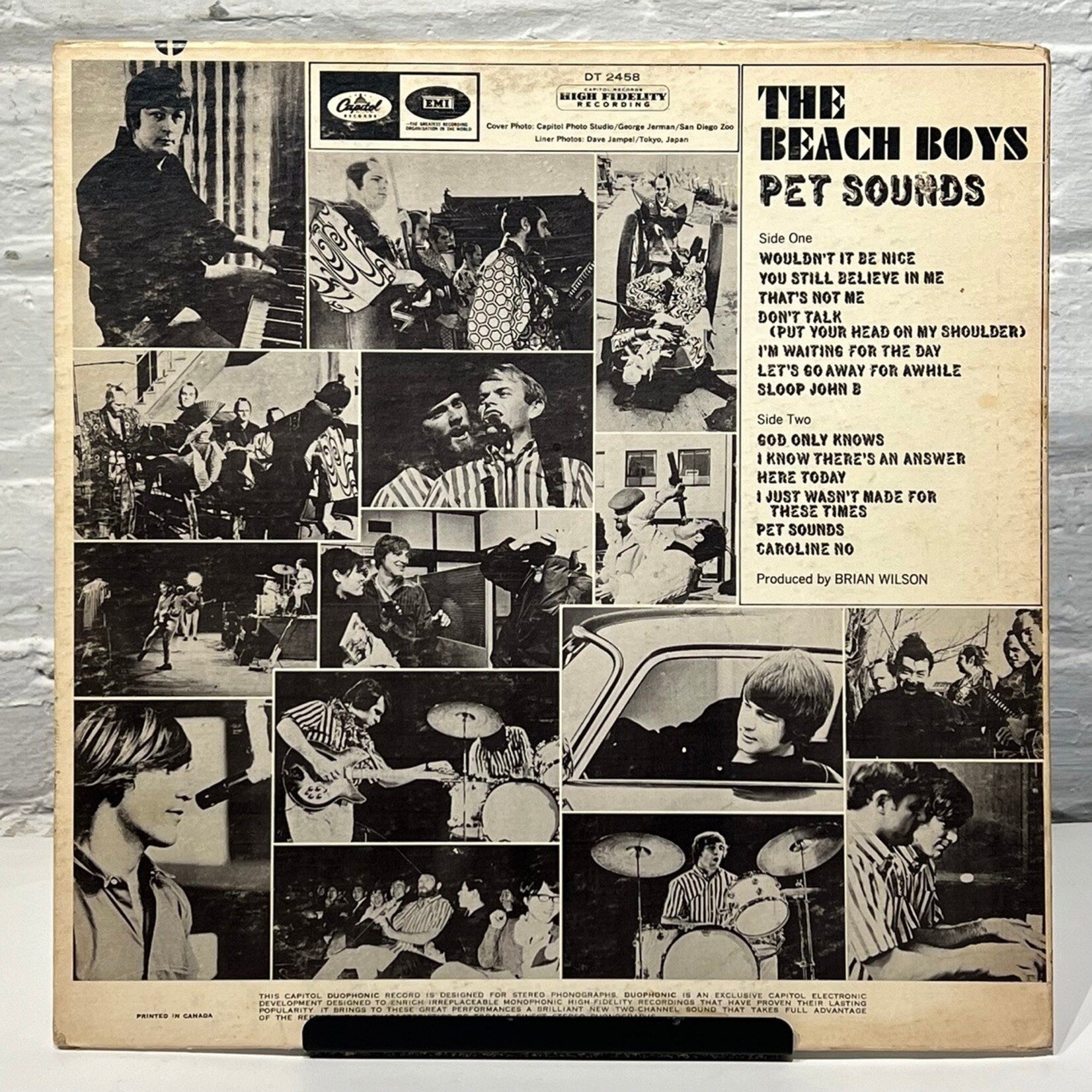 [Kollectible Vinyl] Beach Boys: Pet Sounds (1966, CANADA, Duophonic, VG) {CAPITOL]