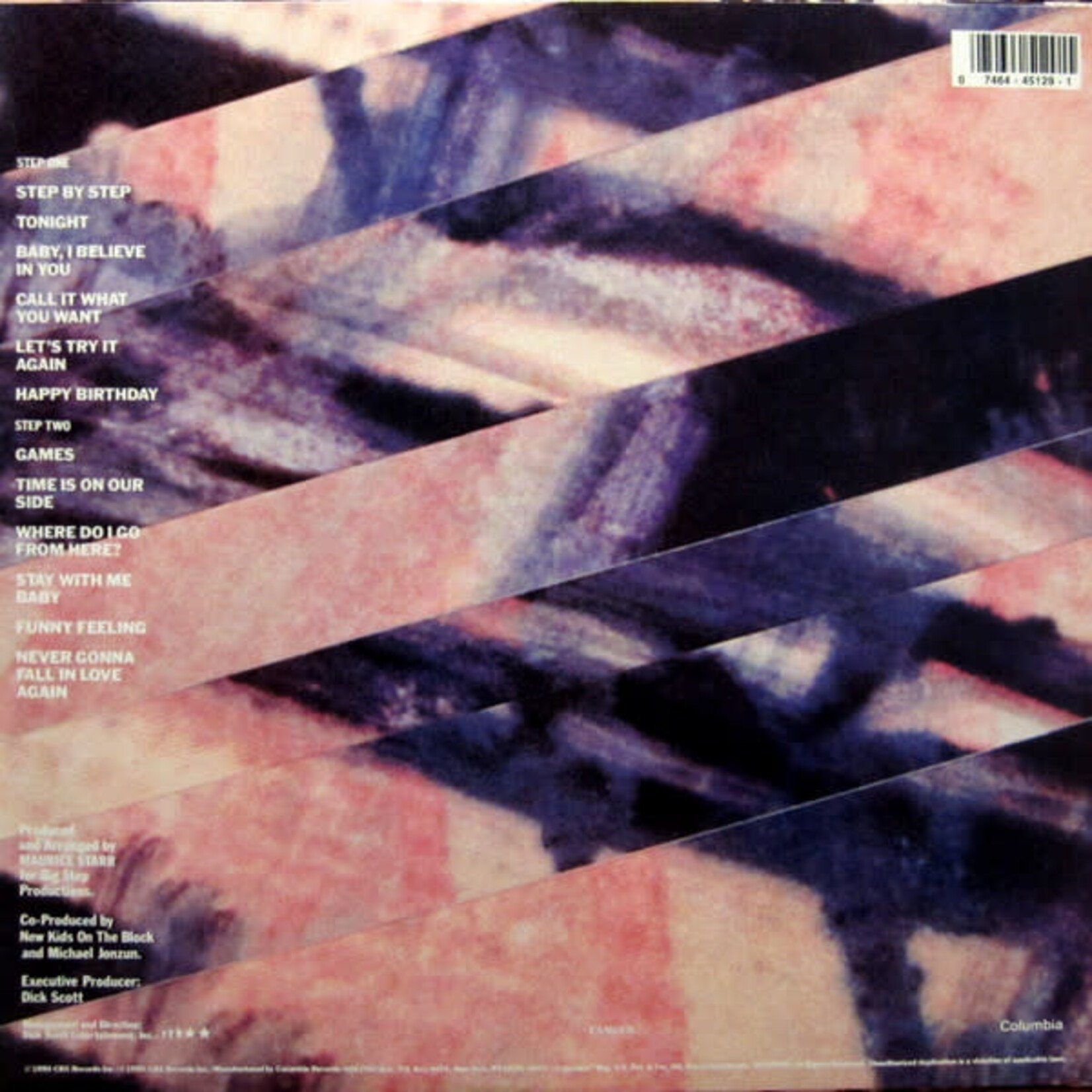 [Kollectible Vinyl] New Kids On The Block: Step By Step (1990, USA, Sealed Vintage, Sealed) [COLUMBIA]