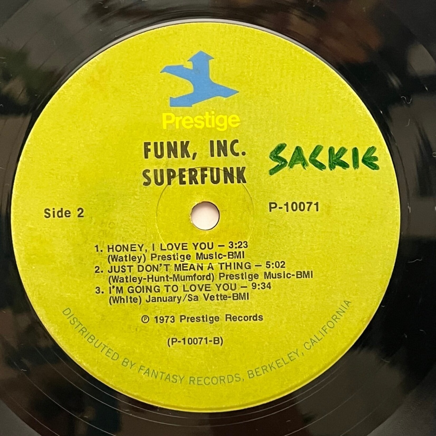 [Kollectible Vinyl] Funk, Inc.: Superfunk (1973, USA, VG) [PRESTIGE]