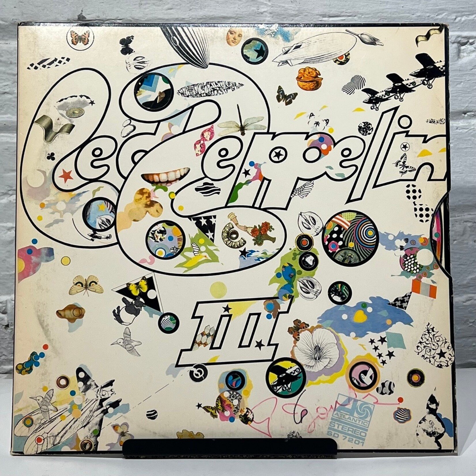 [Kollectible Vinyl] Led Zeppelin: III (1970, CANADA, Die-Cut Cover, Red Atlantic, VG) [ATLANTIC]
