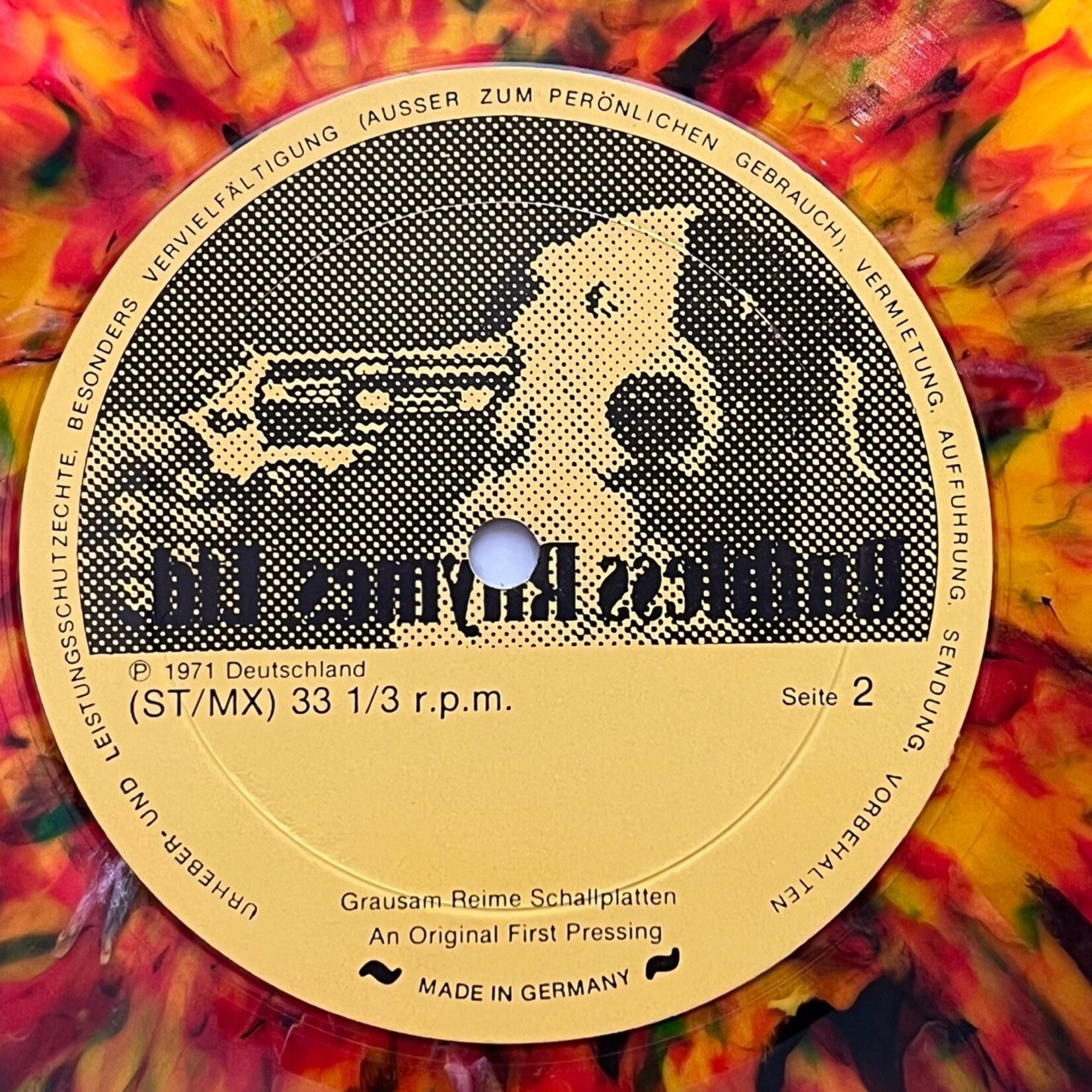 [Kollectible Vinyl] Jethro Tull: Flute Cake (1970, USA, Jethro Tull Live, Rare Splatter Vinyl, Disc VG+) [RUTHLESS RHYMES]