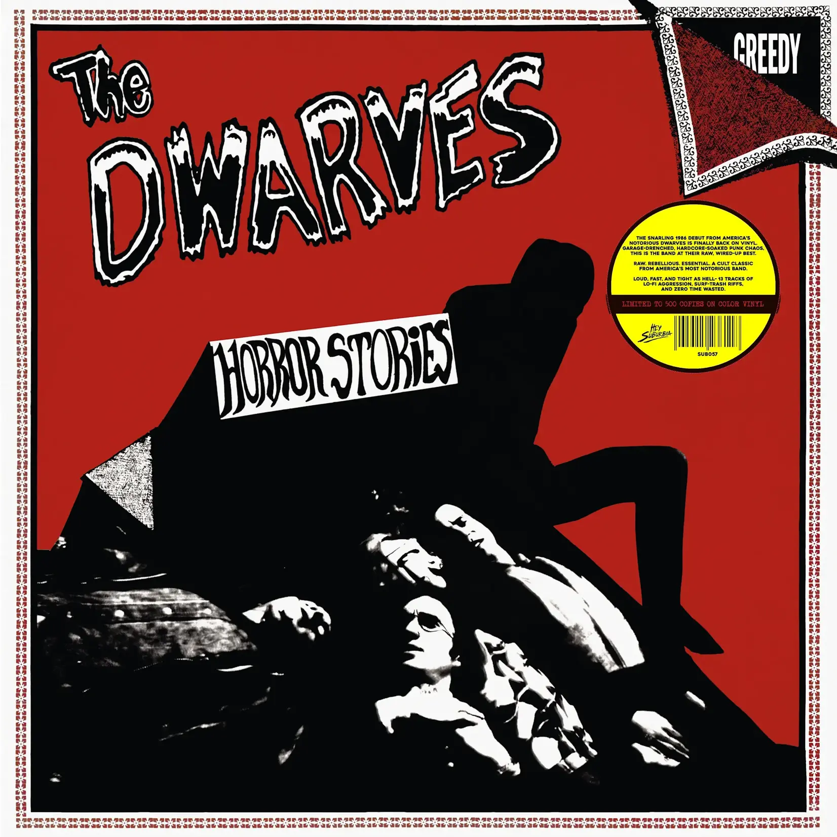 [New Vinyl] Dwarves: Horror Stories (red vinyl) [HEY SUBURBIA]