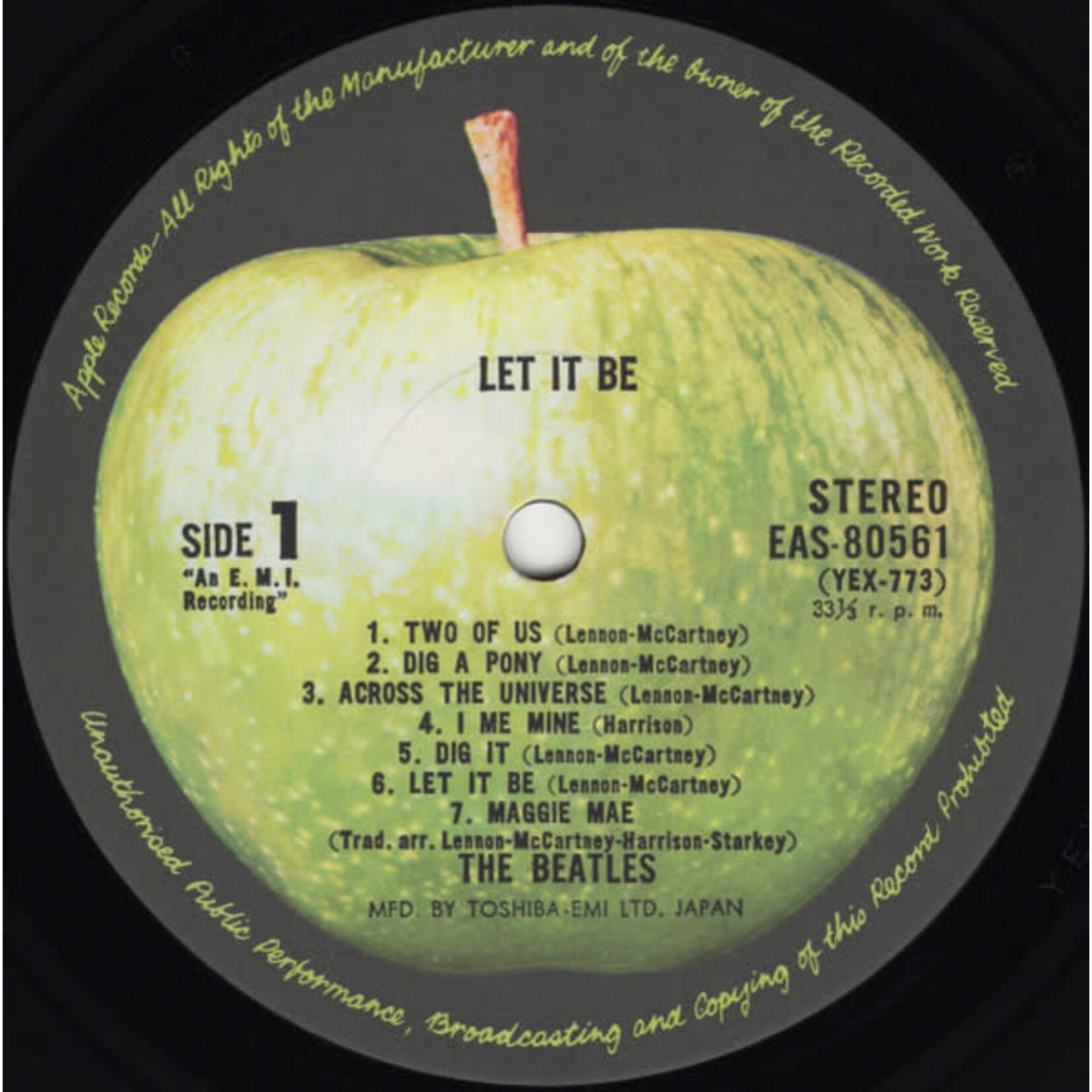 [Japanese Vintage] Beatles: Let It Be (no OBI) [JAPANESE VINTAGE]