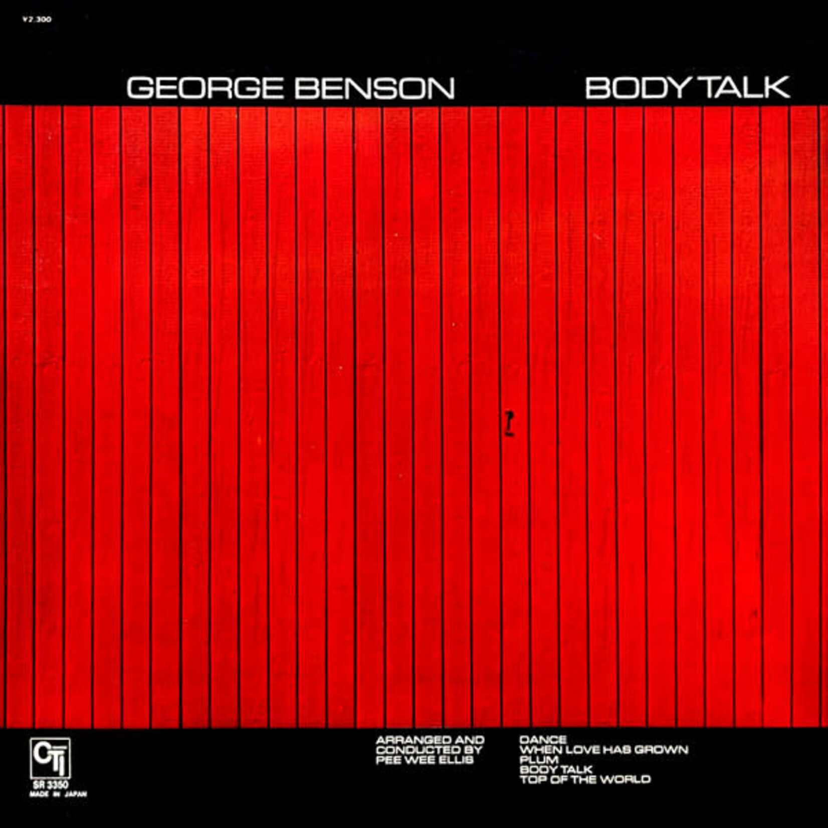 [Japanese Vintage] Benson, George: Body Talk (w/ OBI) [JAPANESE VINTAGE]
