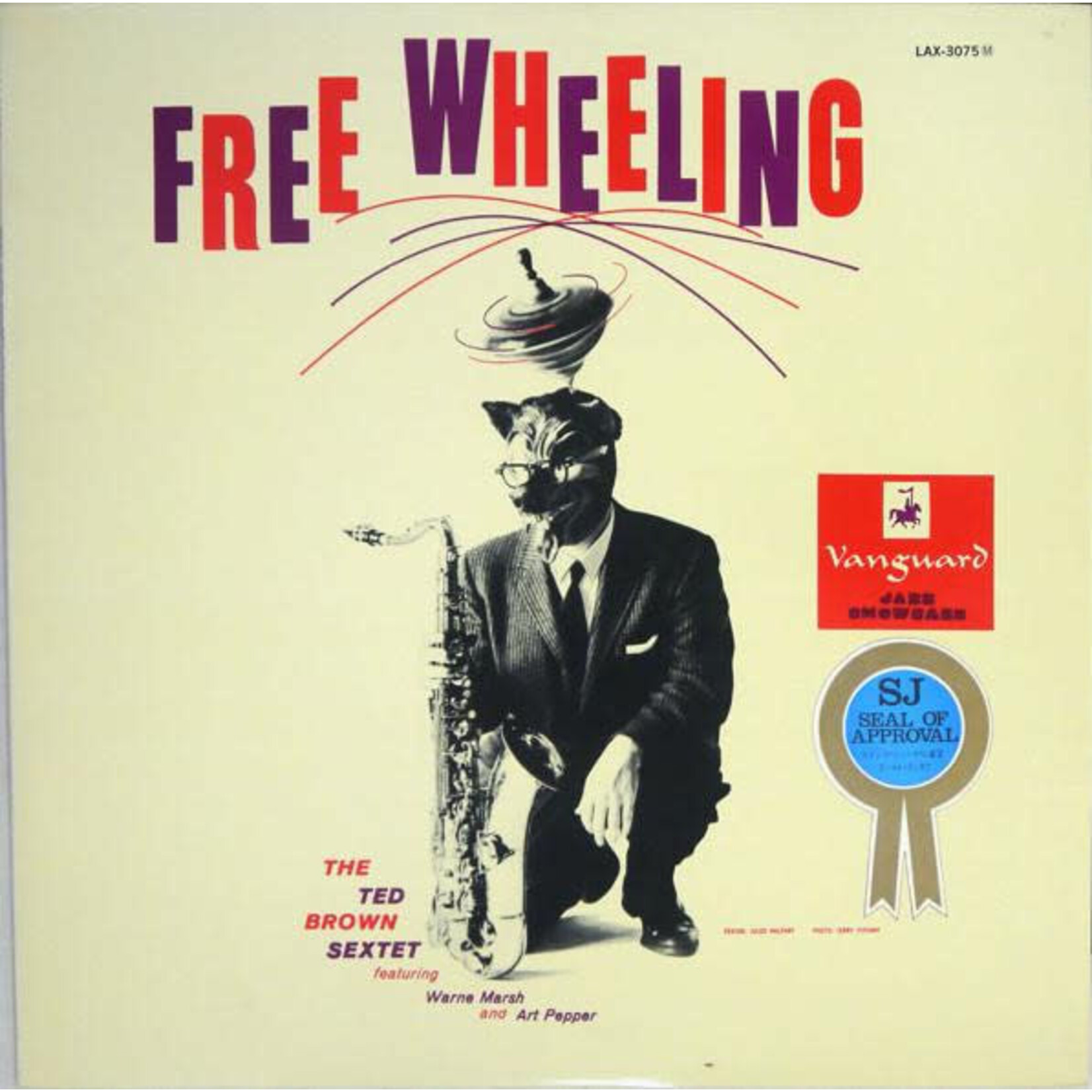 [Japanese Vintage] Ted Brown Sextet Featuring Warne Marsh And Art Pepper: Free Wheeling (no OBI) [JAPANESE VINTAGE]