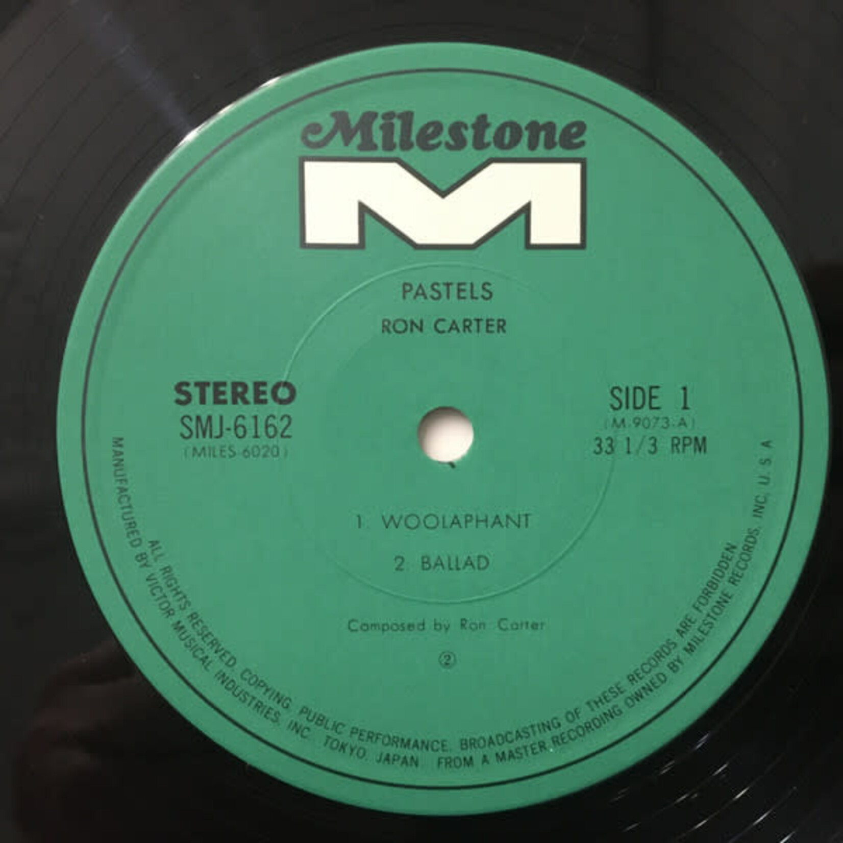 [Japanese Vintage] Carter, Ron: Pastels (w/ OBI) [JAPANESE VINTAGE]