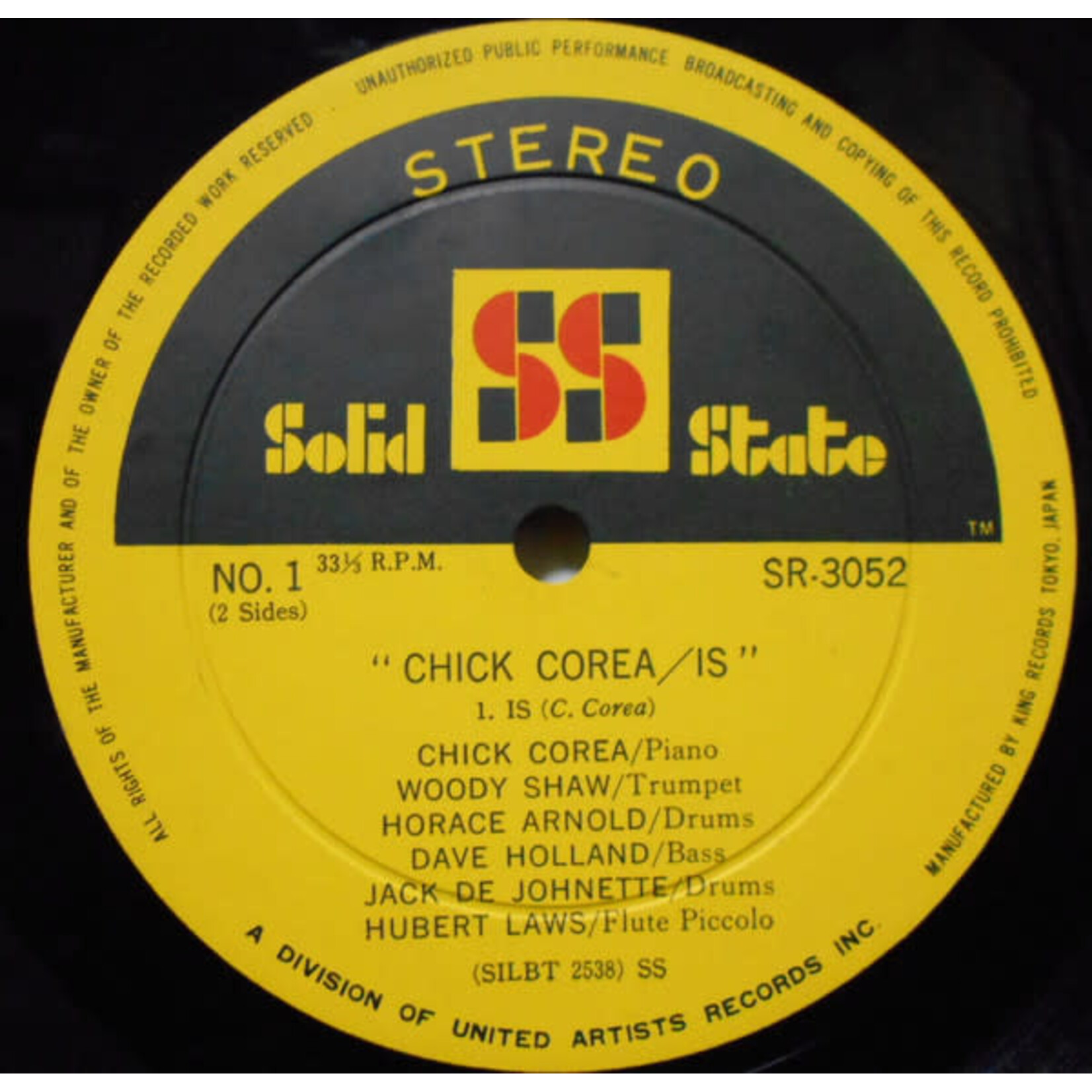 [Japanese Vintage] Corea, Chick: Is (no OBI) [JAPANESE VINTAGE]