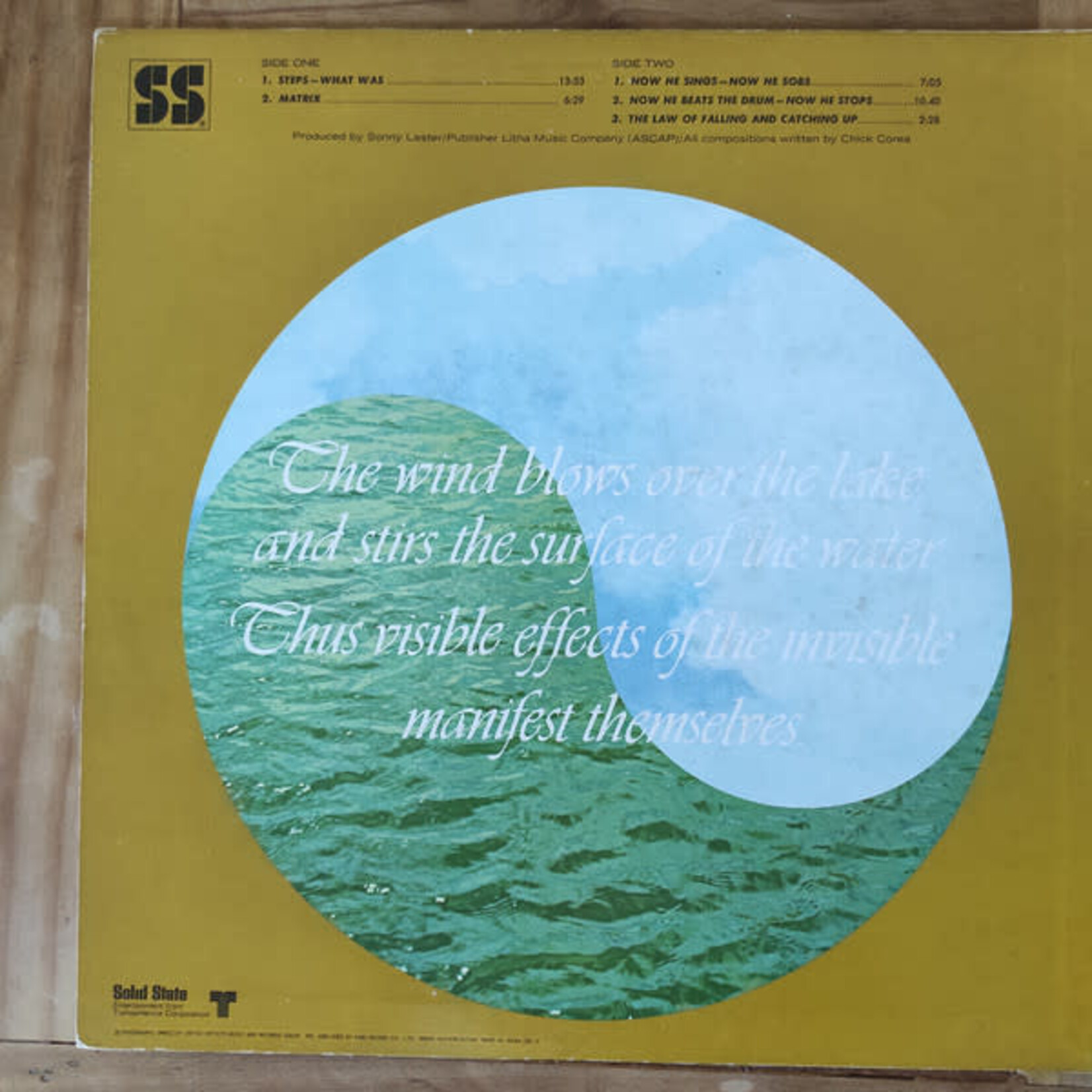 [Japanese Vintage] Corea, Chick: Now He Sings, Now He Sobs (no OBI) [JAPANESE VINTAGE]