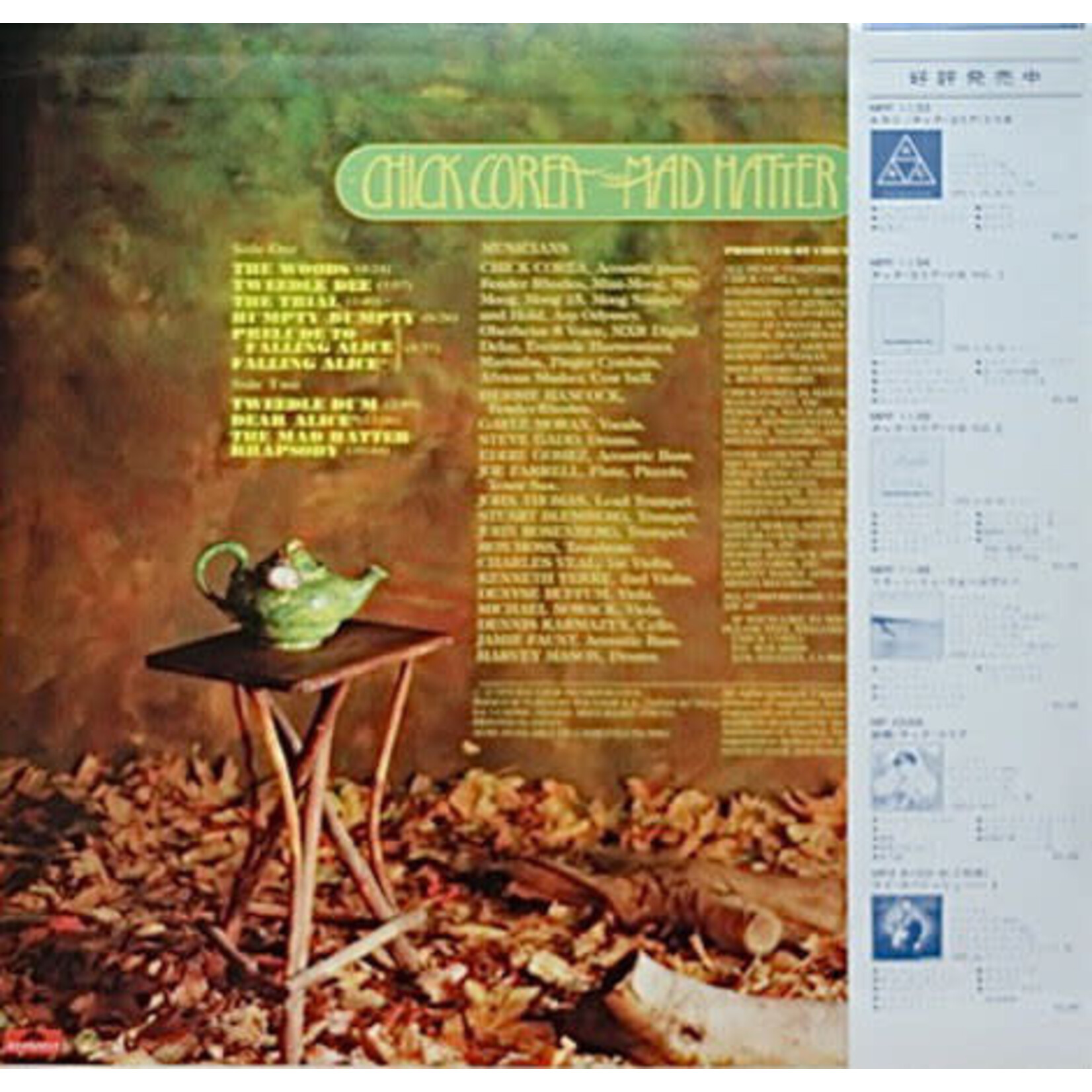 [Japanese Vintage] Corea, Chick: The Mad Hatter (w/ OBI) [JAPANESE VINTAGE]